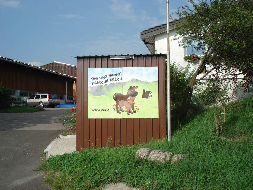 Milch direkt vom Bauer
