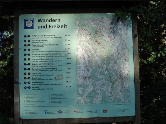 Wandern auf dem Uetliberg Wandern auf dem Uetliberg