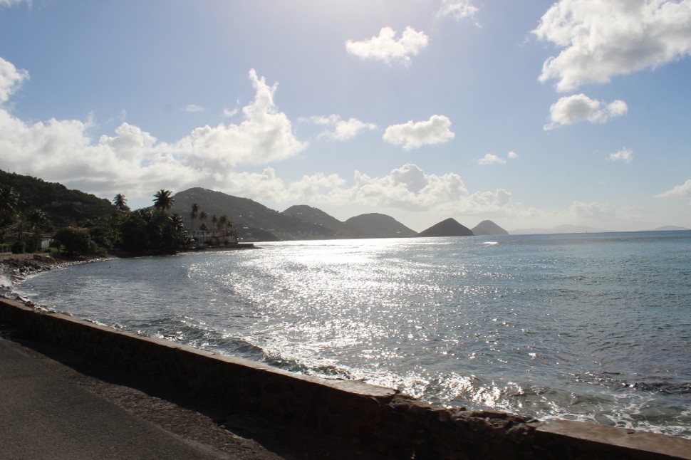 Küstenstrasse in Tortola Küstenstrasse in Tortola