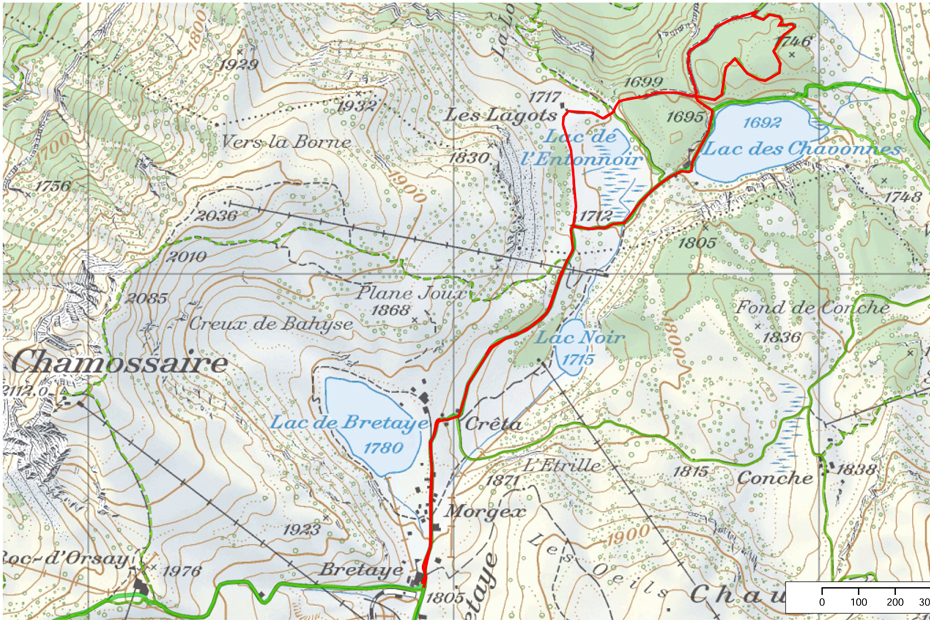 Villars-Scheeschuhtour-3Lacs