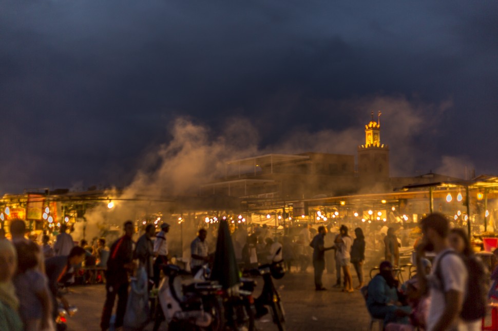 Djemaa el Fna Marrakesch in der Nacht Djemaa el Fna Marrakesch in der Nacht