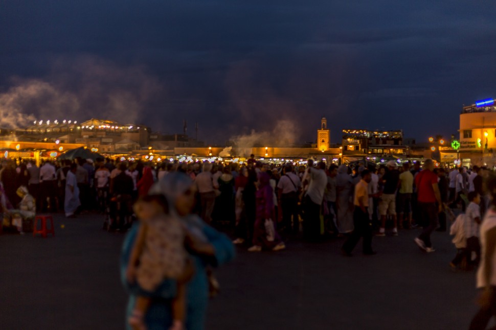 Djemaa el Fna Marrakesch in der Nacht Djemaa el Fna Marrakesch in der Nacht