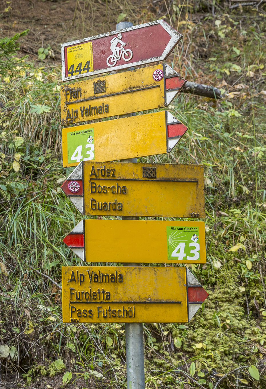 Wanderweg-Engadin