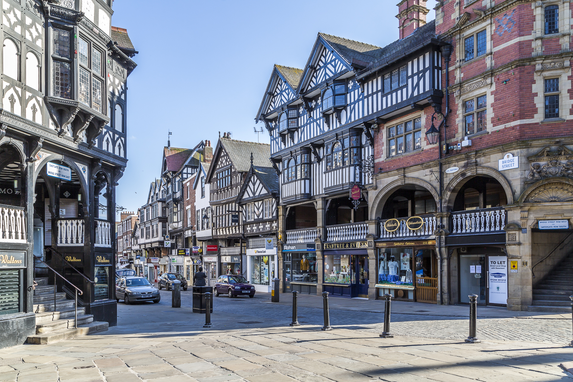 Chester-Fachwerk-Rows