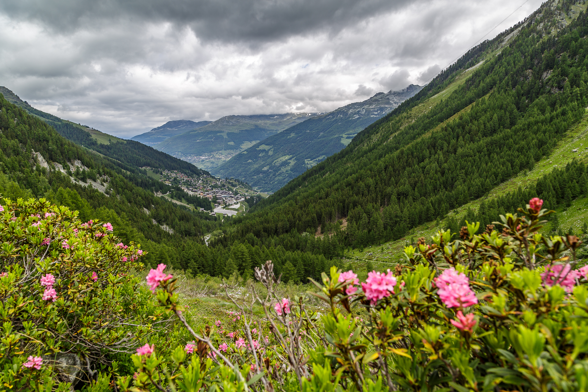 Grimentz-Aussicht