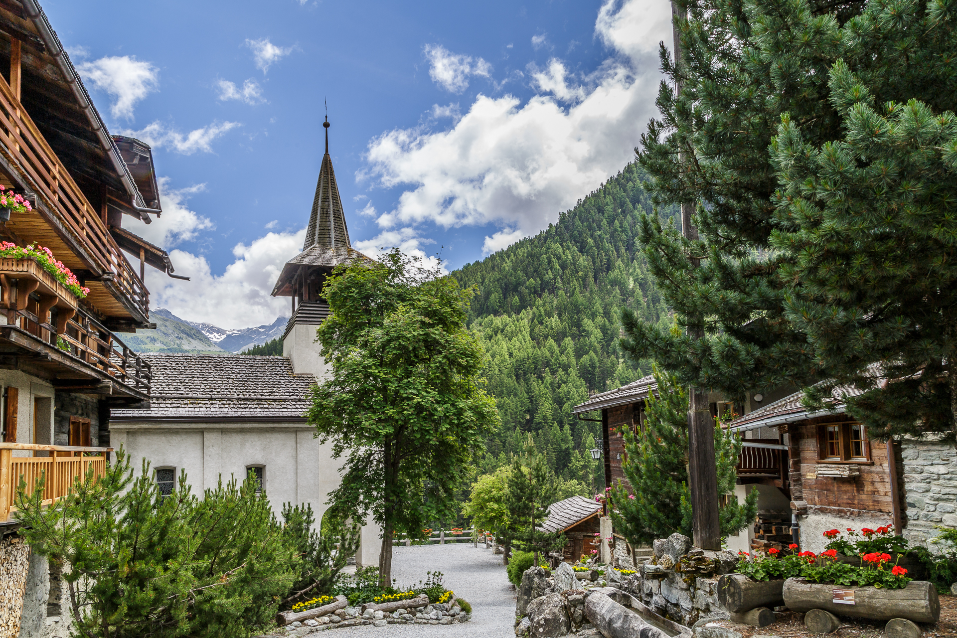 Grimentz-Kirche
