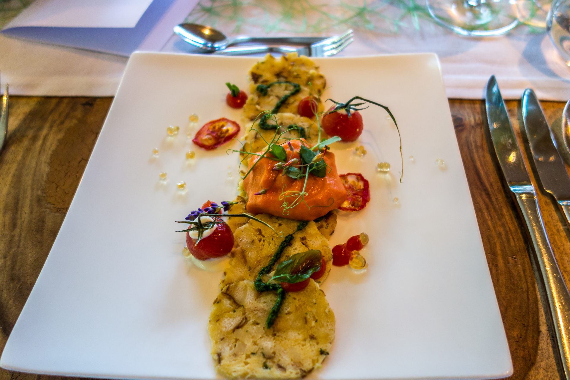 Genusserlebnis-Knoedel-Carpaccio-Hotel-Sarotla-Brand