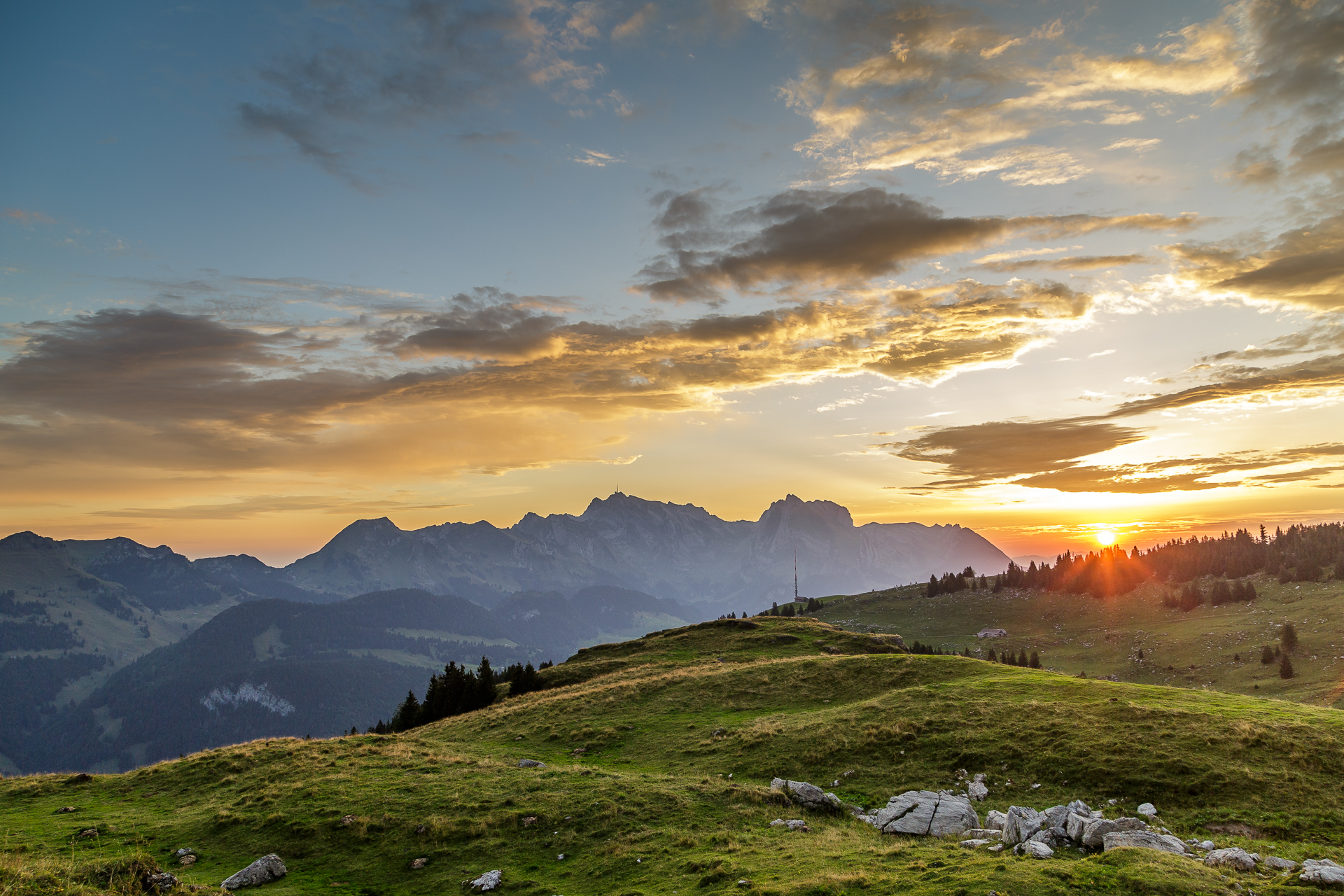 Sonnenaufgang-Saentis