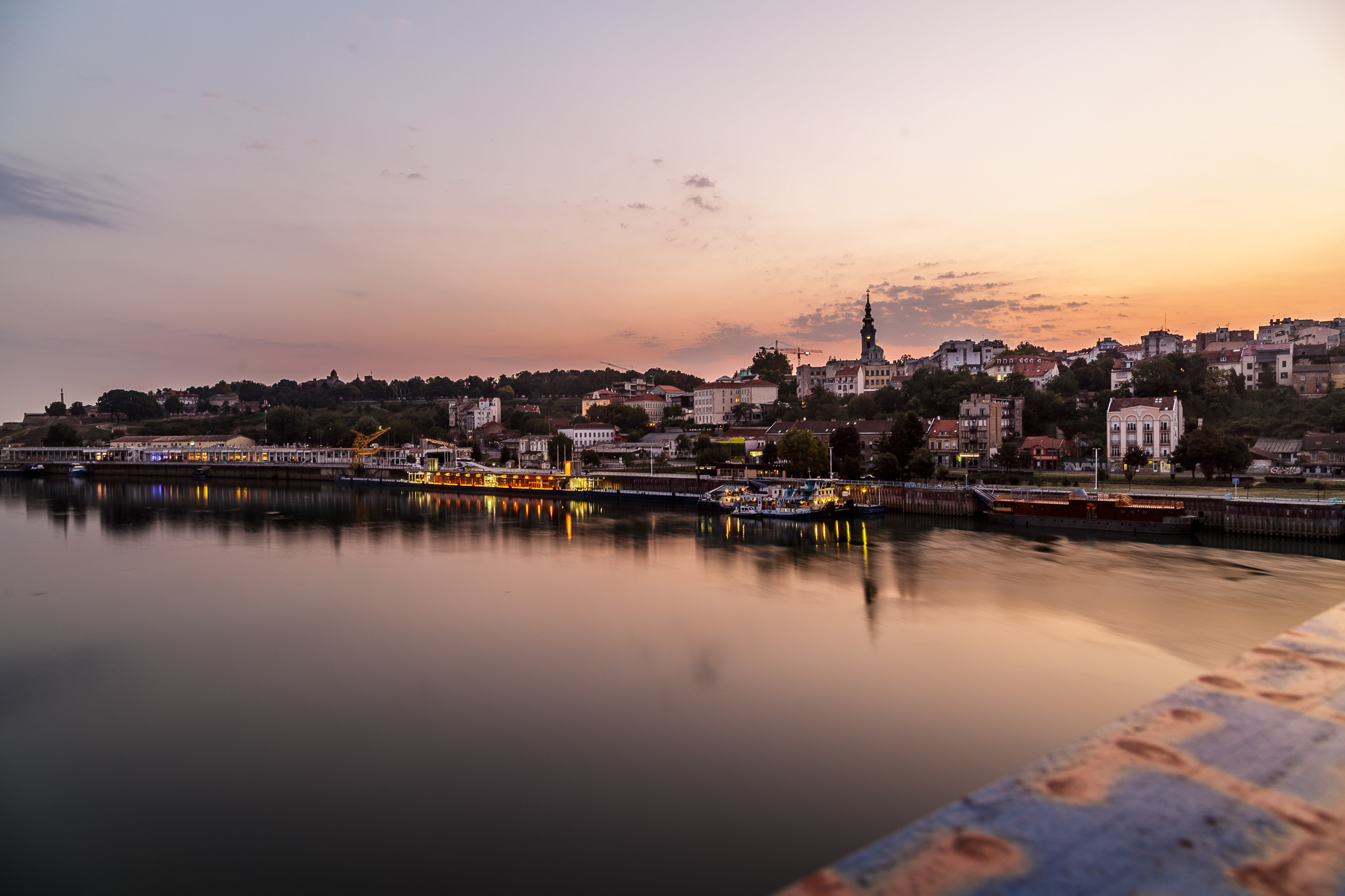 Belgrad-Sonnenaufgang