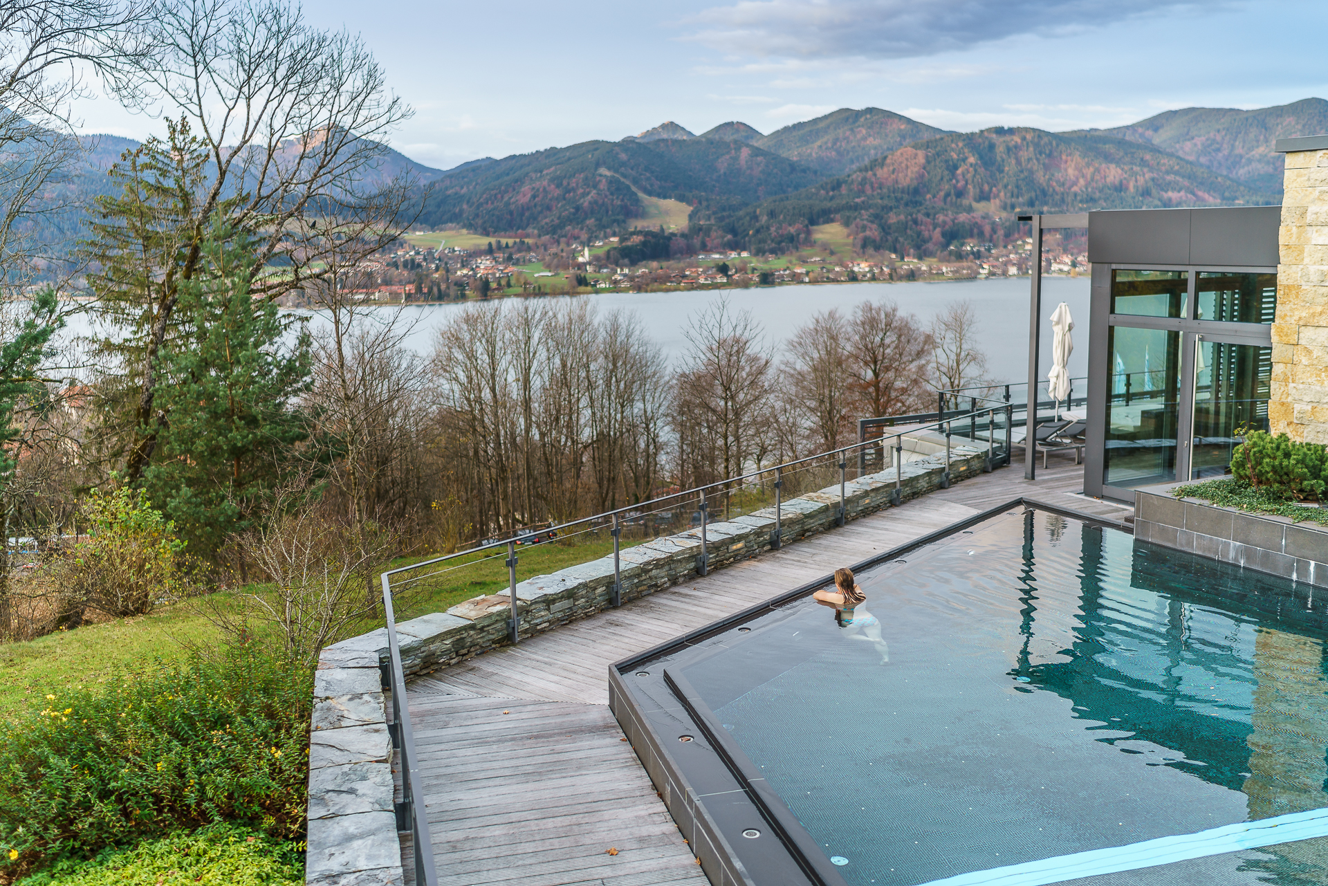 Das Tegernsee Pool ideal für ein Wellness Weekend