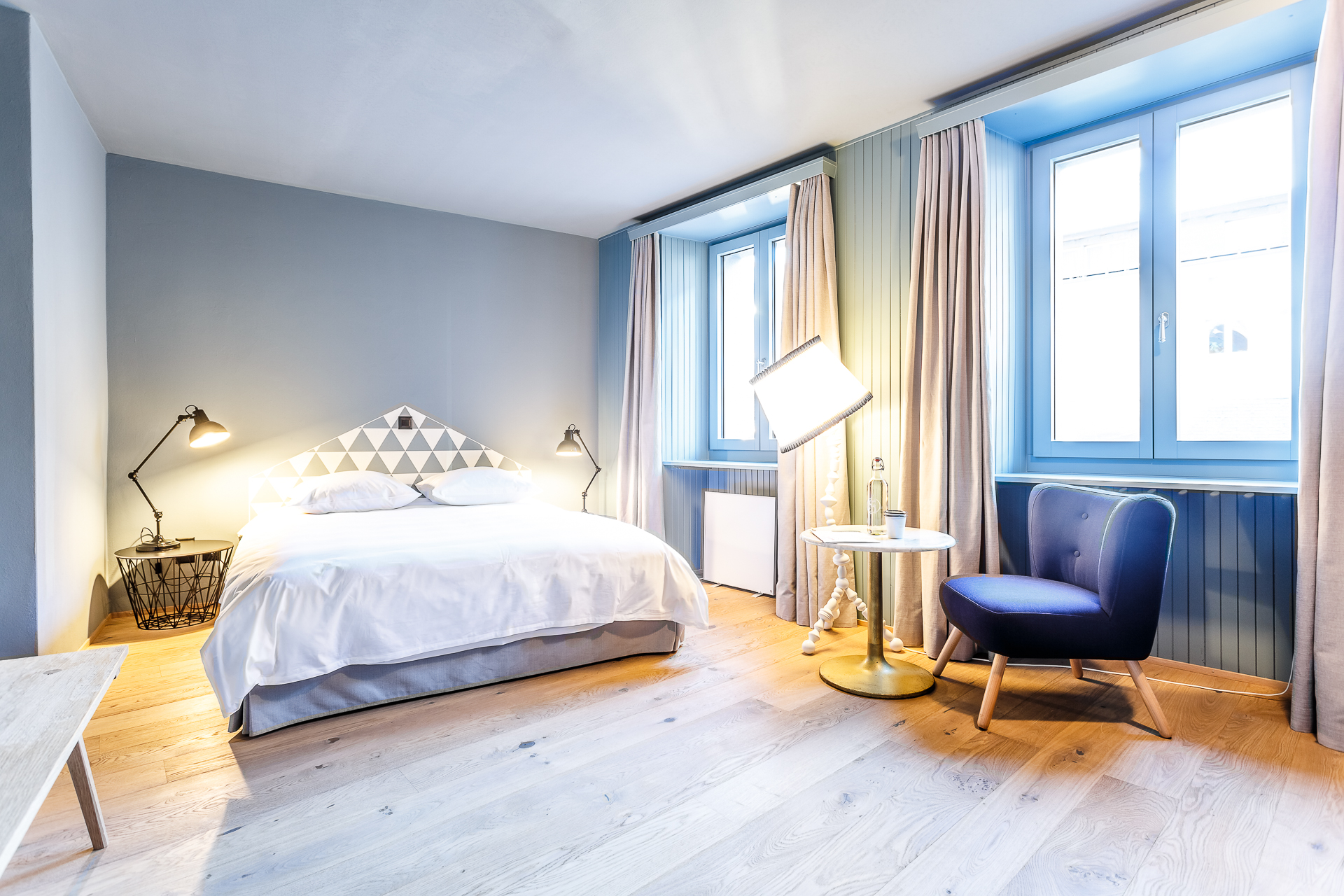 Zimmer im Hotel de Londres in Brig