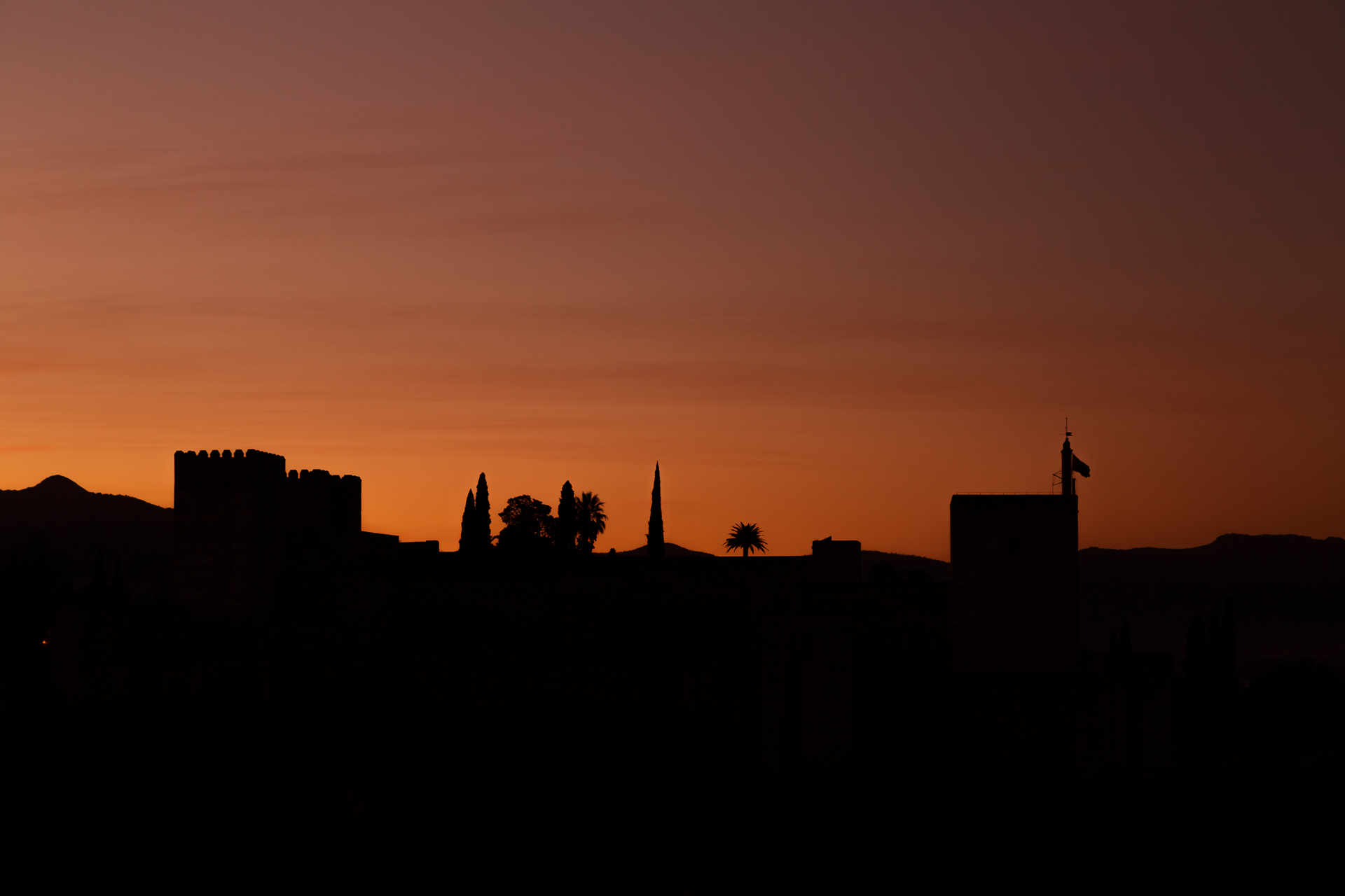 Silhouette-Alhambra