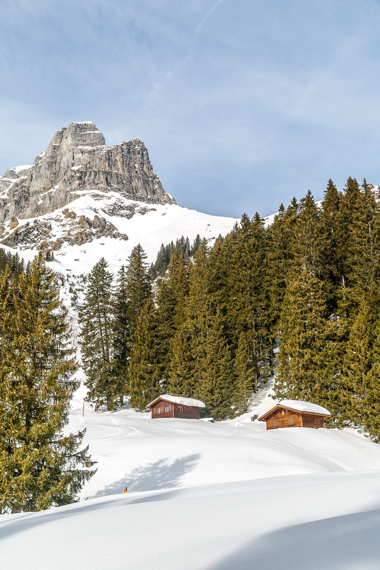 Braunwald-SKigebiet-Winter