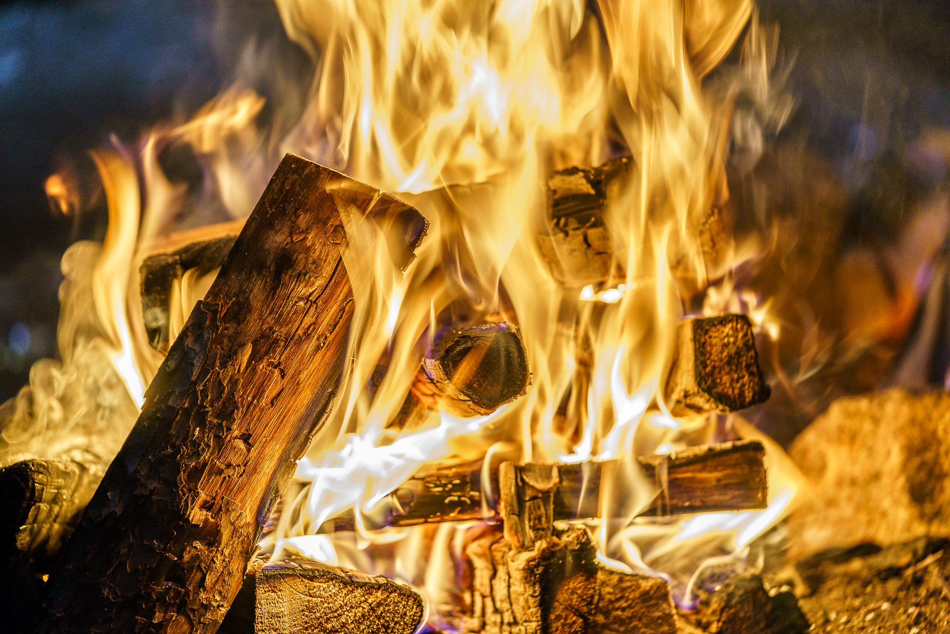Feuer-Lappland