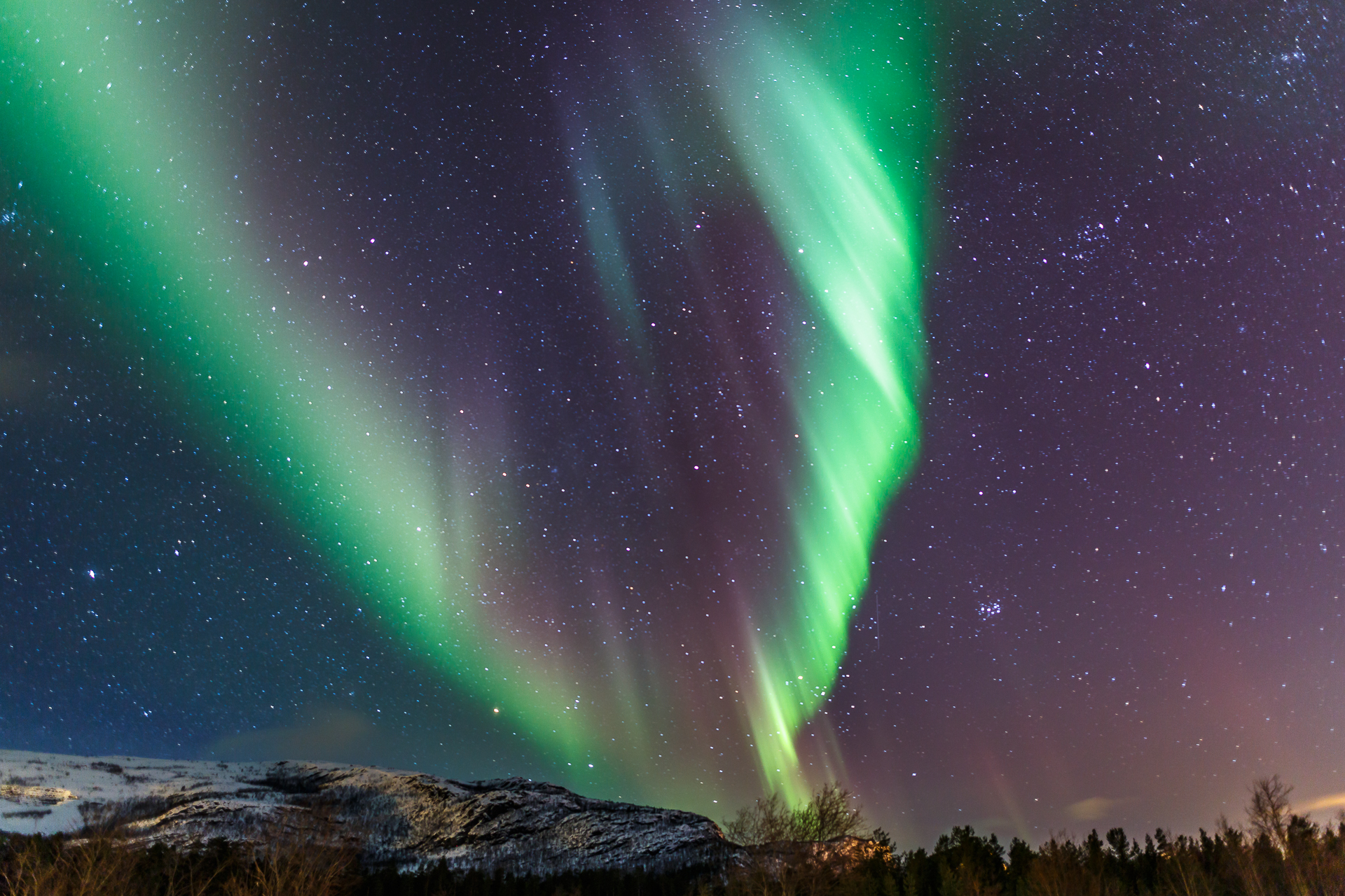 Nordlicht-Alta-Winter
