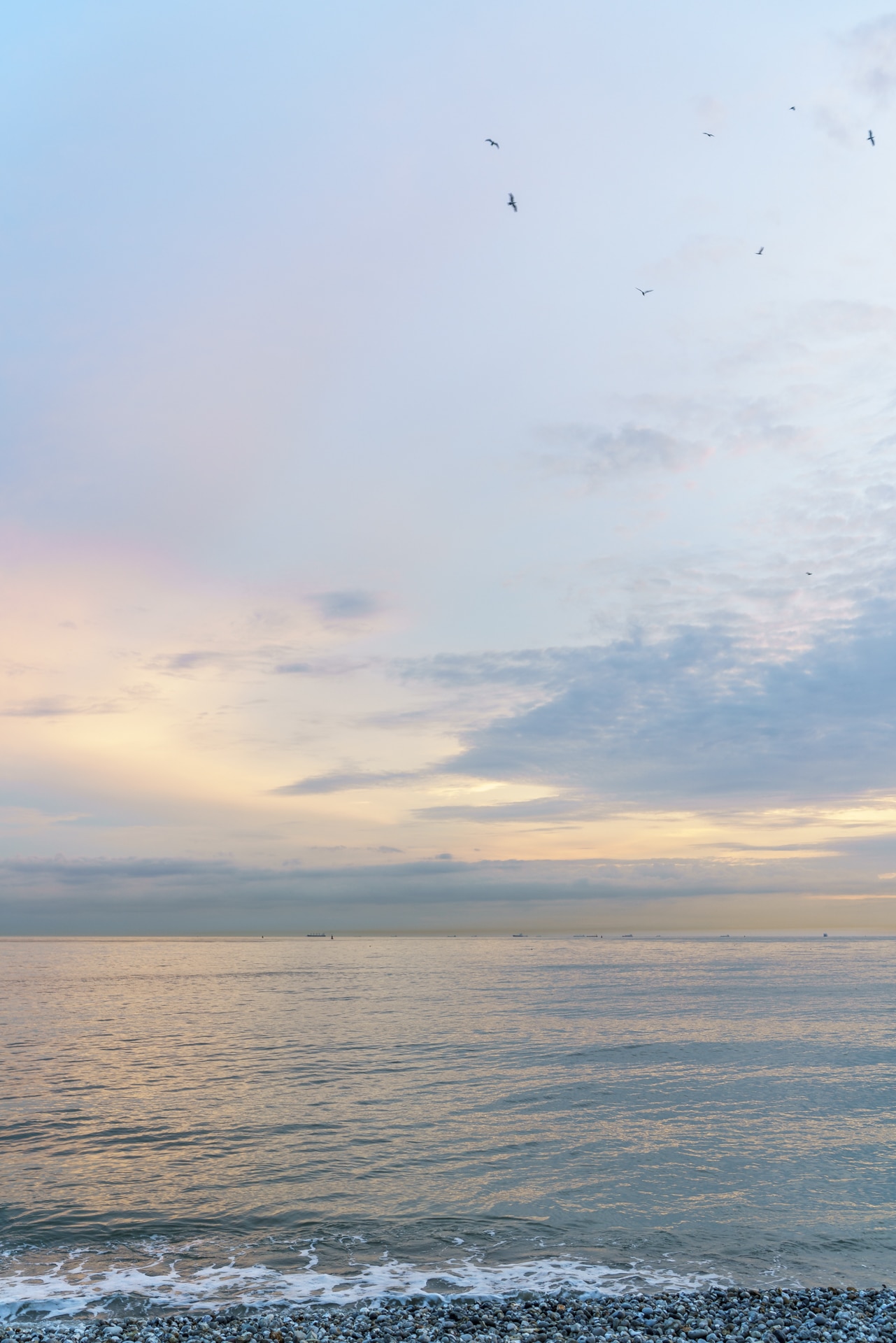 Normandie Strand Abenstimmung