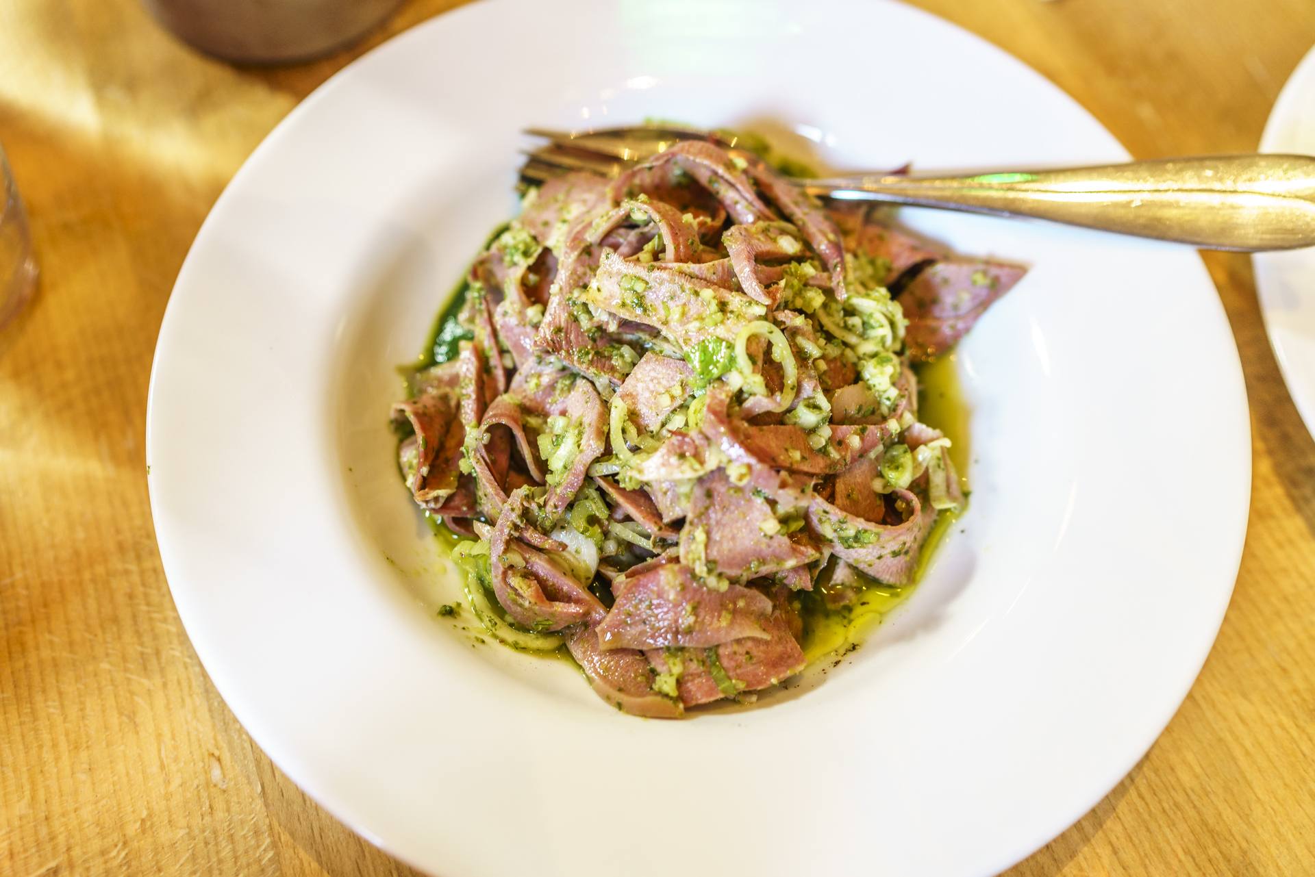 Schweinezunge-Salat