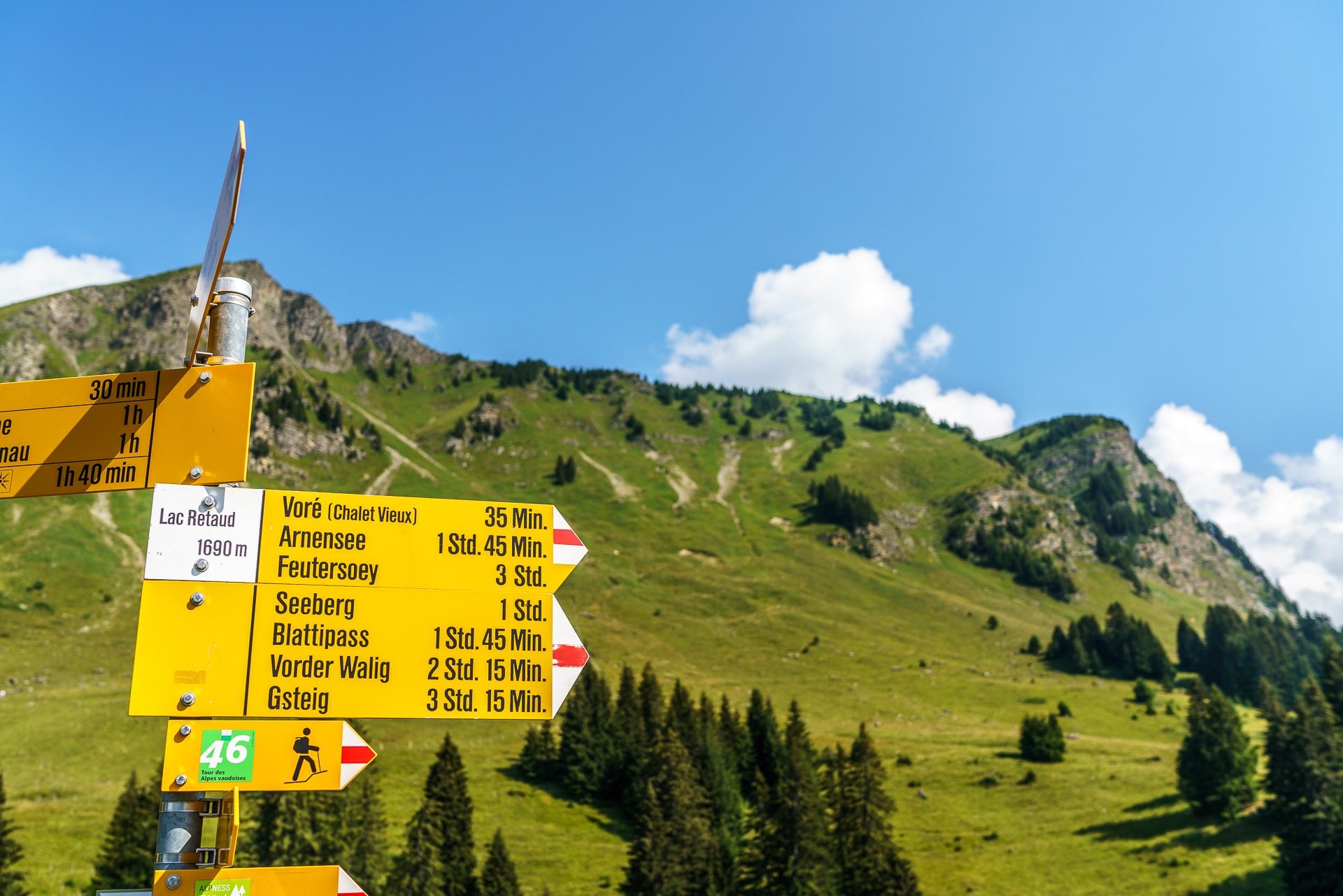 Lac-Retaud-Wanderwege