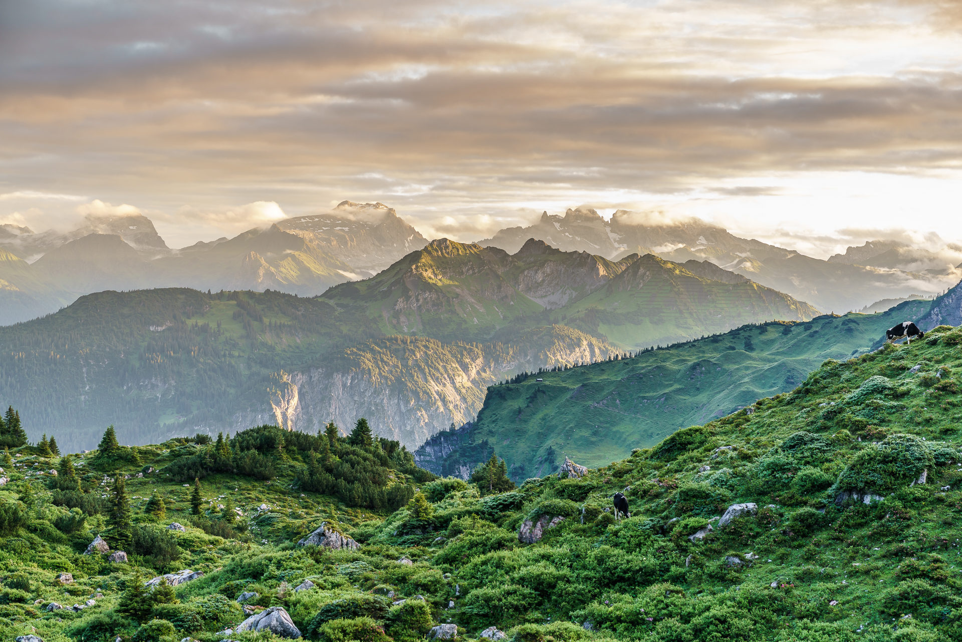 Vorarlberg-Alpenlandschaft