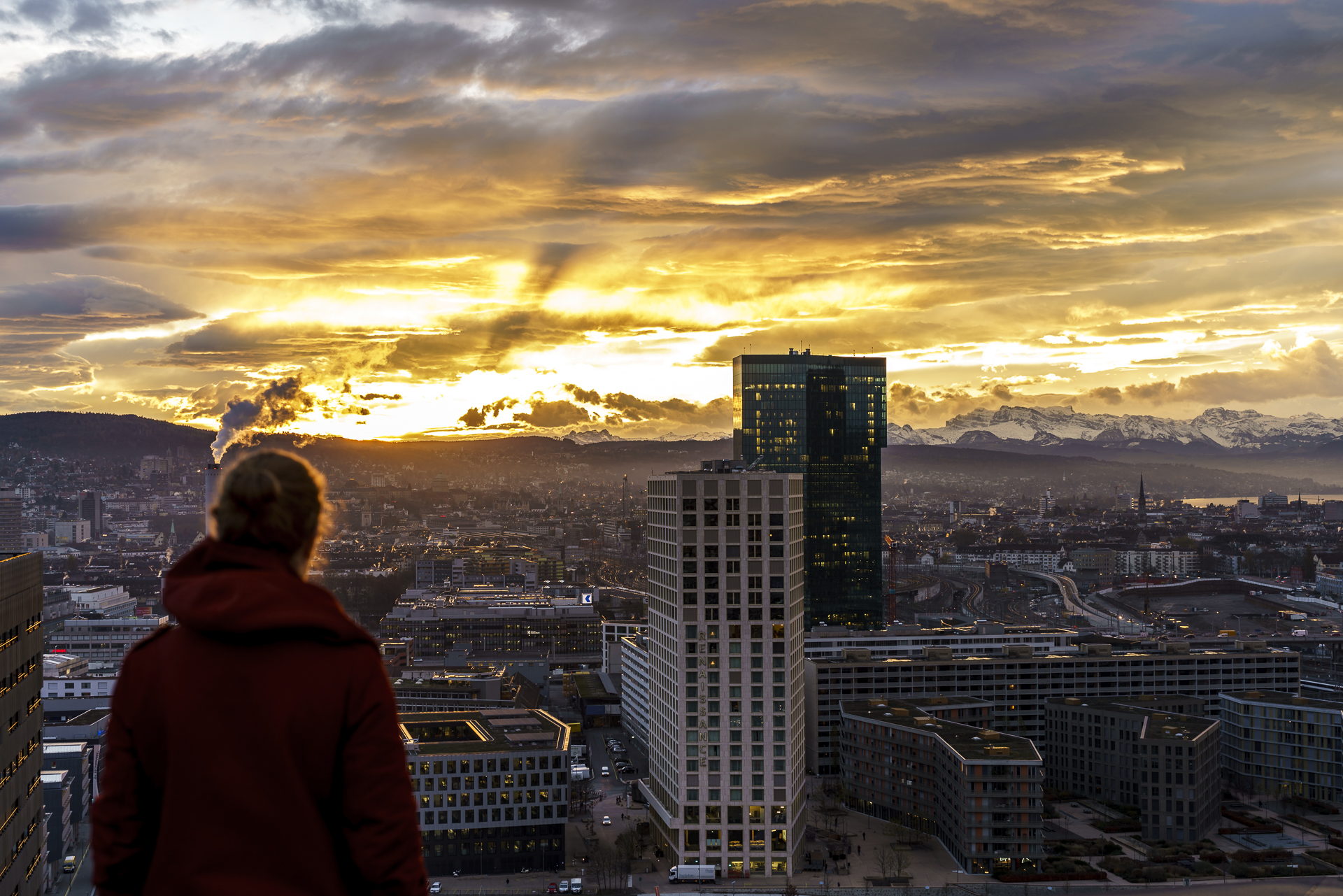 Aussicht Sheraton Tower Zürich West