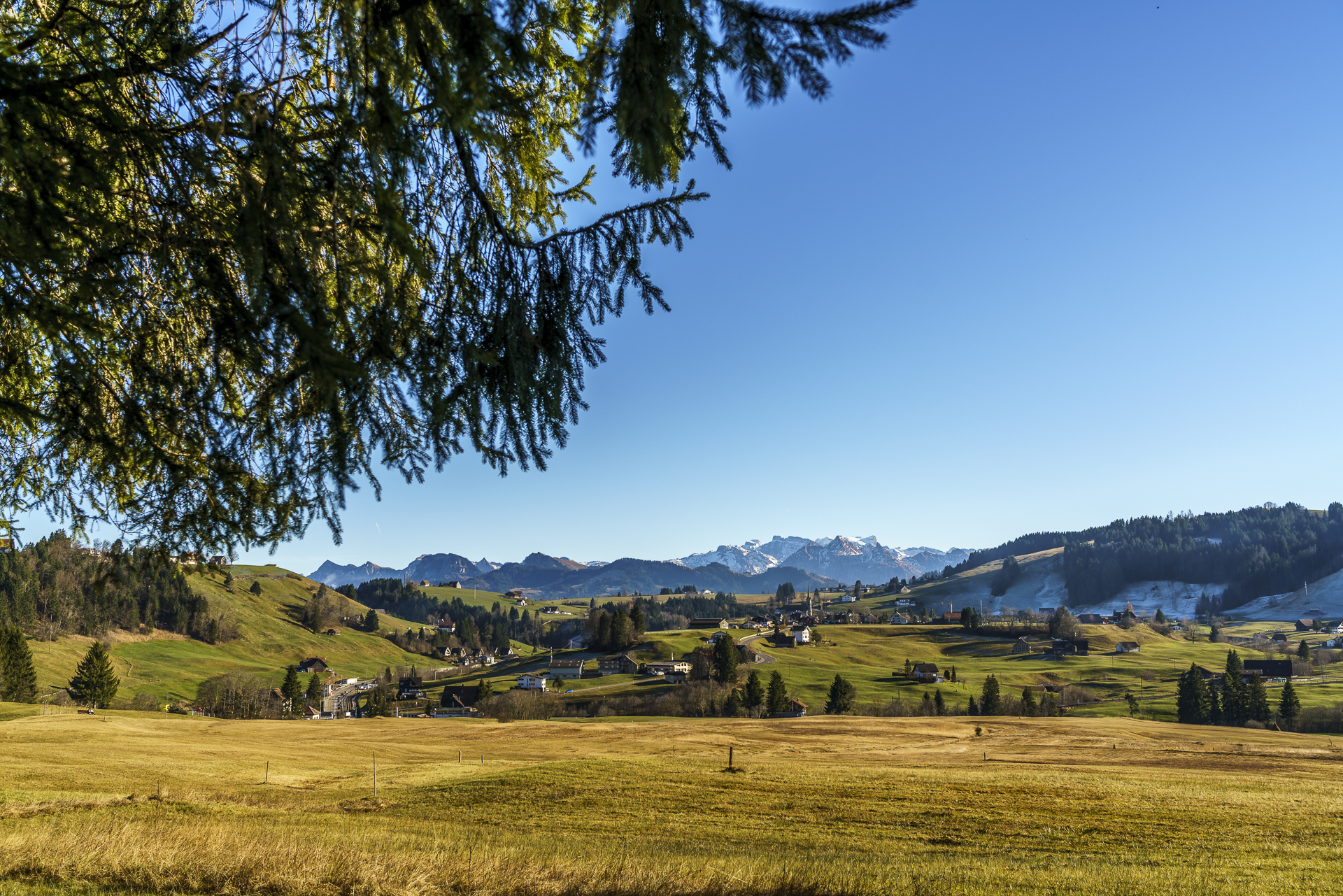 Blick auf Biberbrugg
