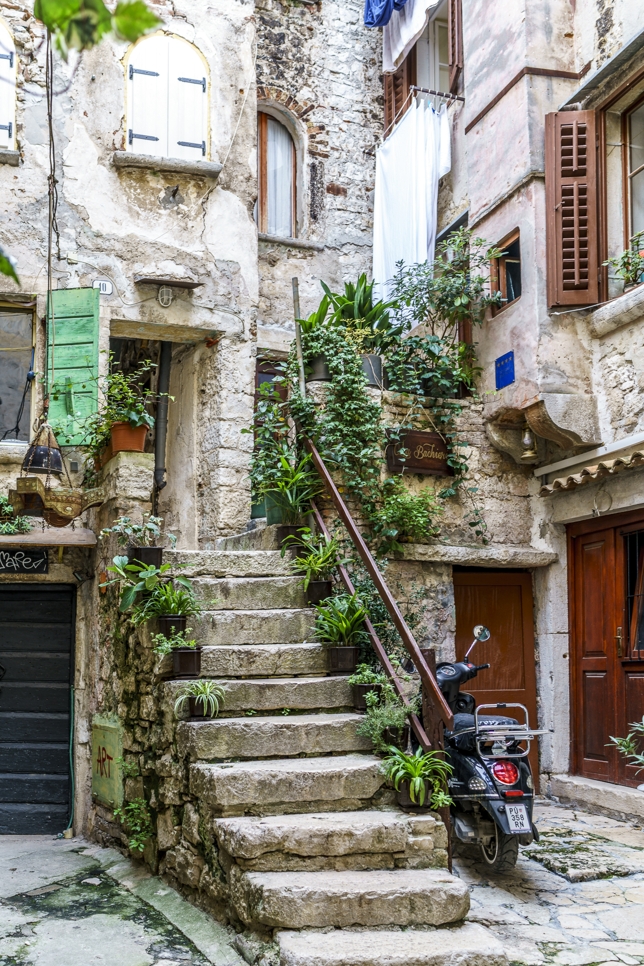 Rovinj Hinterhof