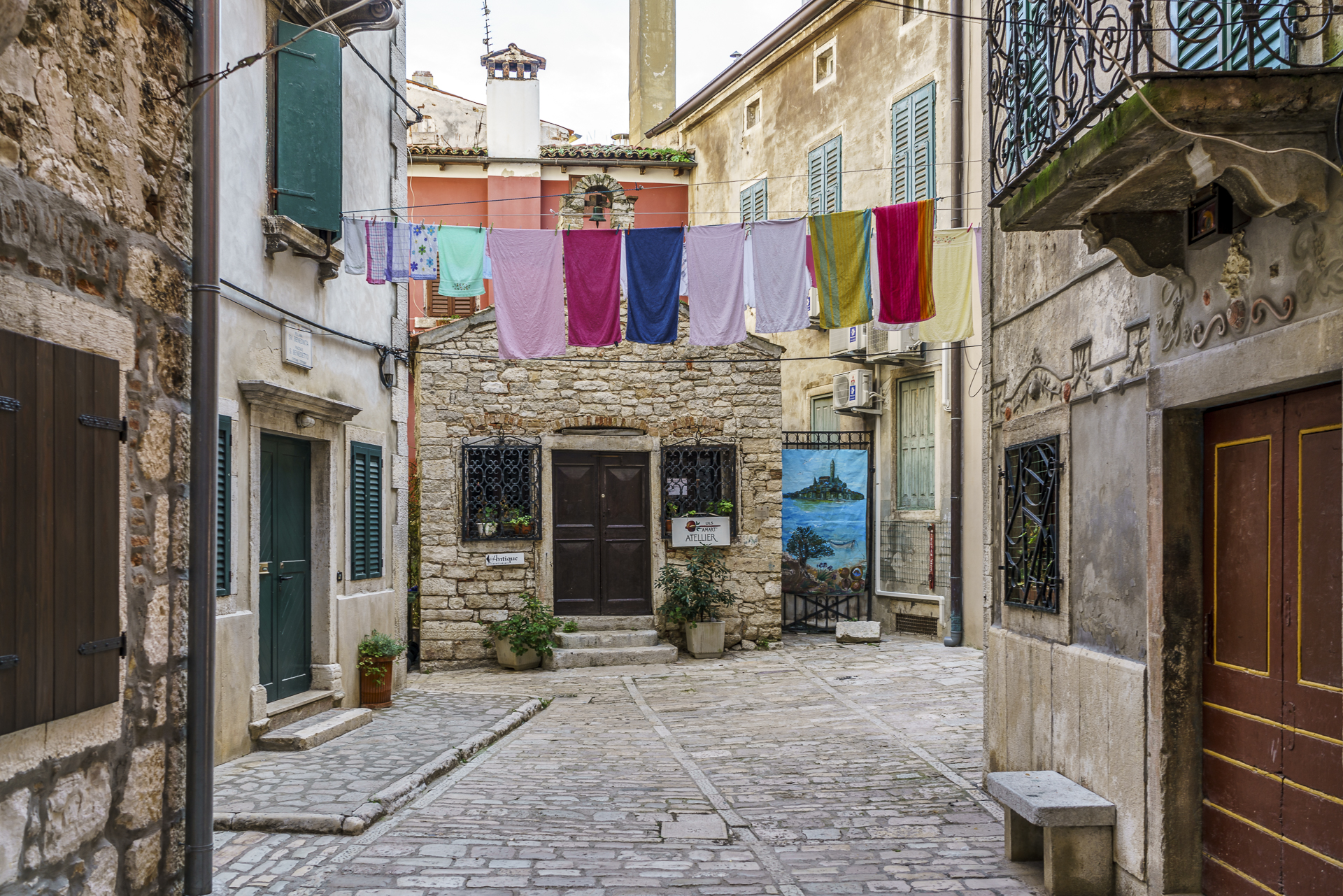 Rovinj Waesche trocknen