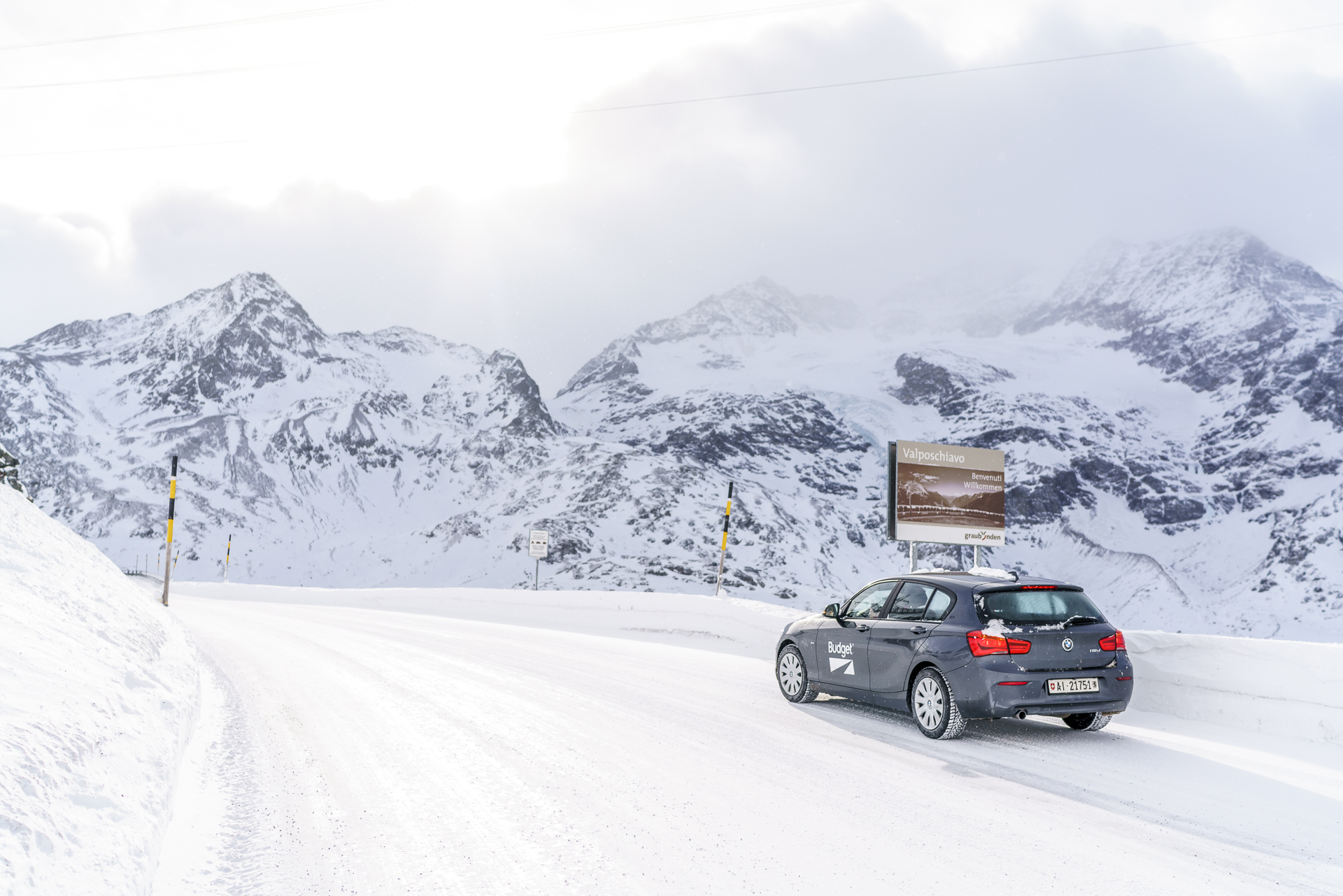 Winter Roadtrip Berninapass