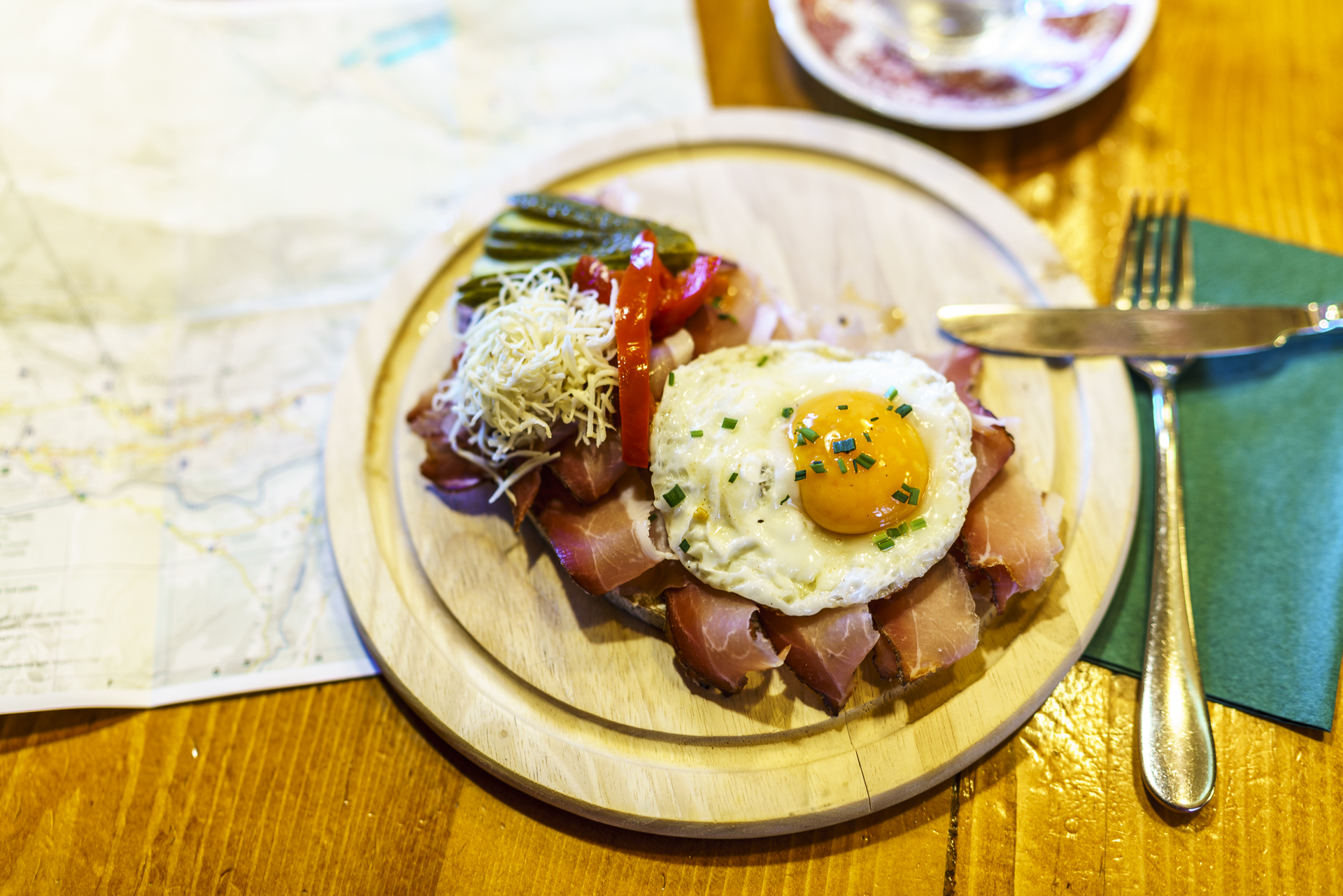 Brotzeit Sonnenterrasse Bergstüble Riezlern