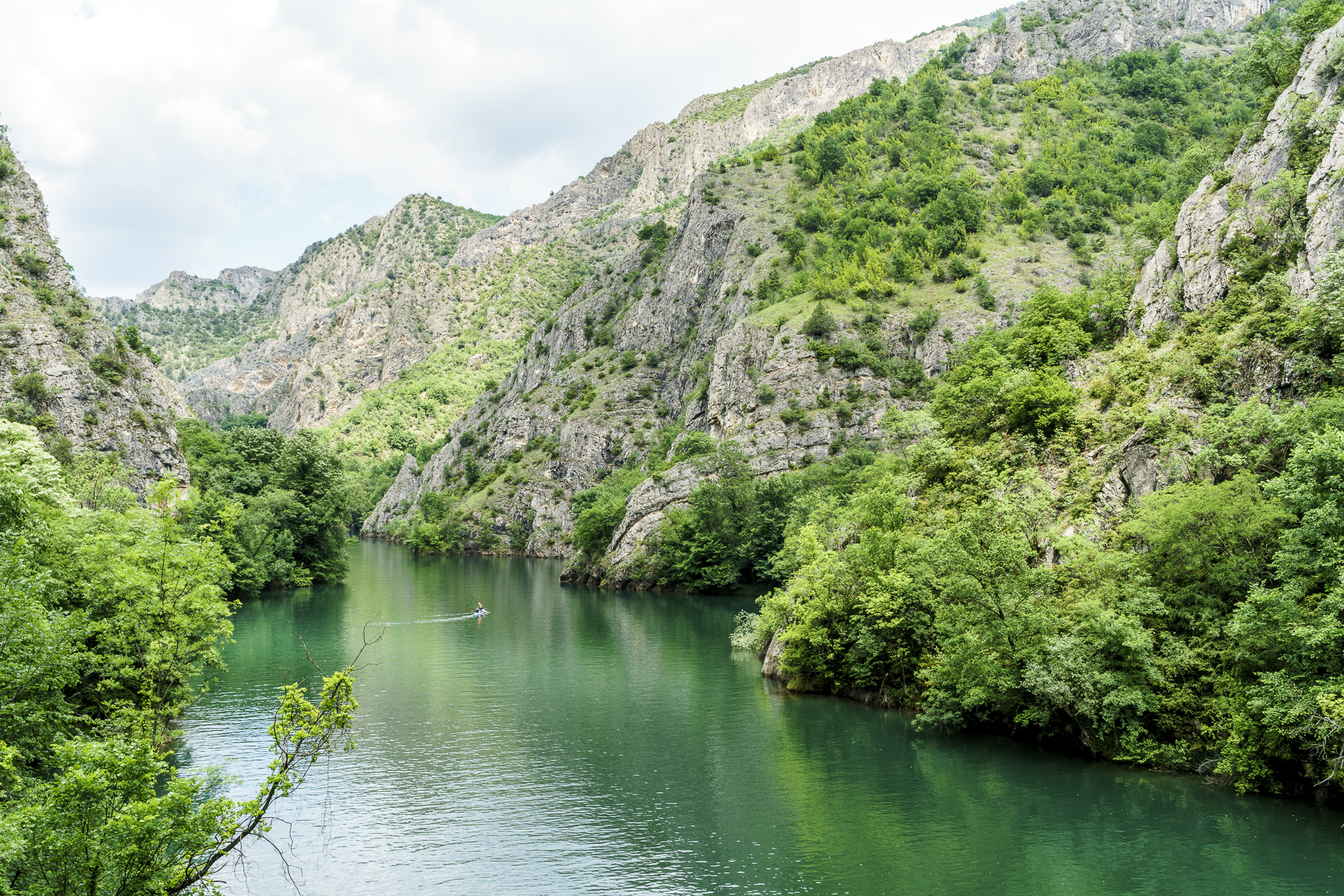 Matka Canyon Kayaken