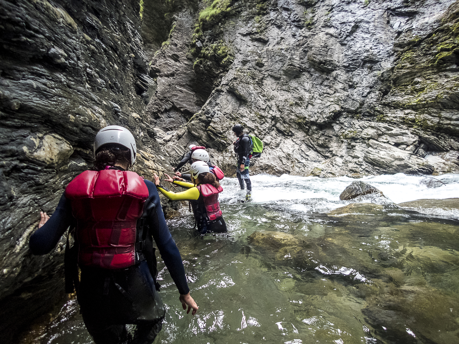 Canyoning durch die Viamala