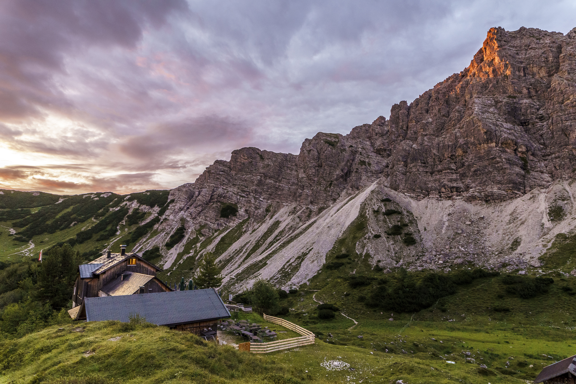 Morgenstimmung Landsberger Hütte