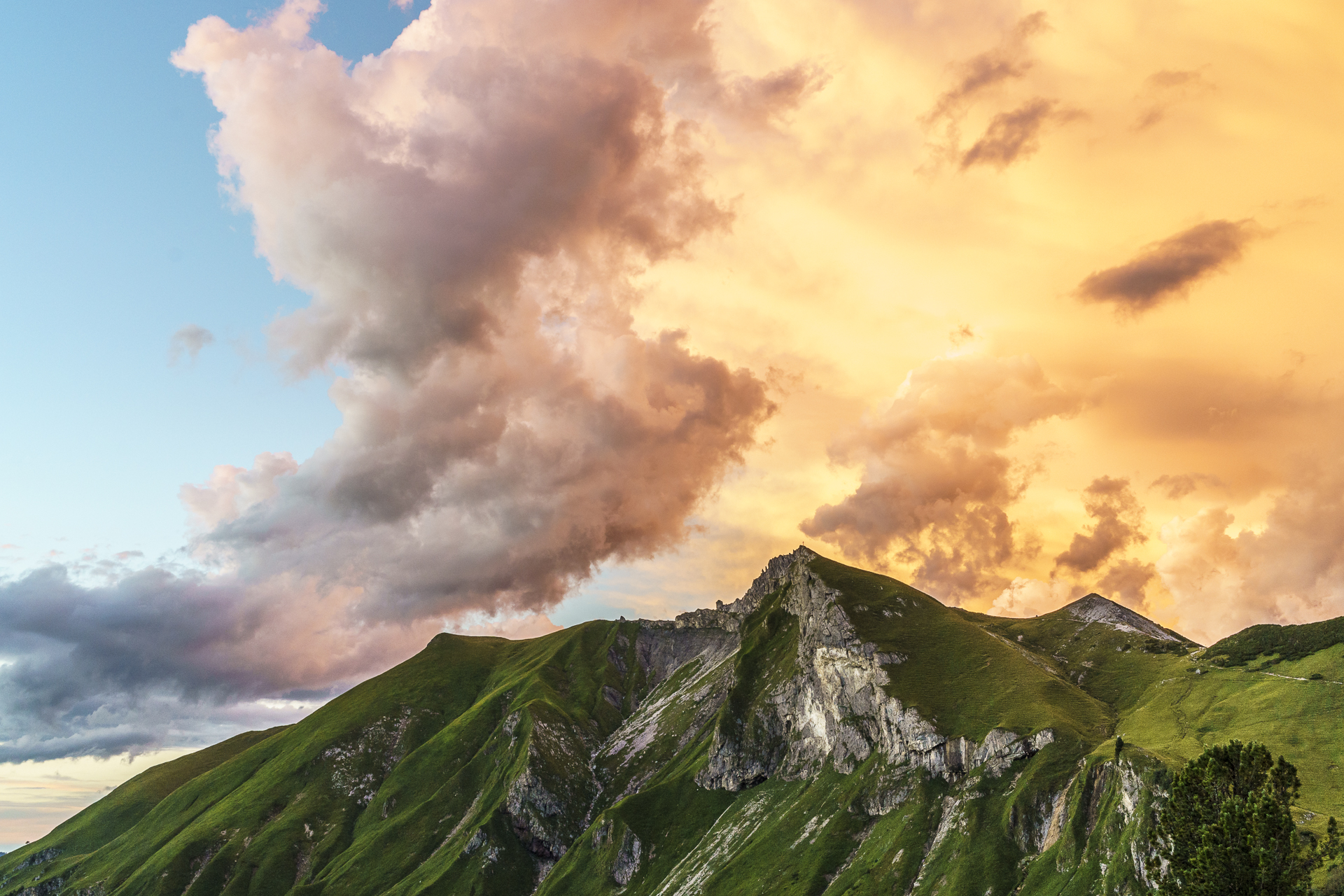 Schochenspitze Abendrot