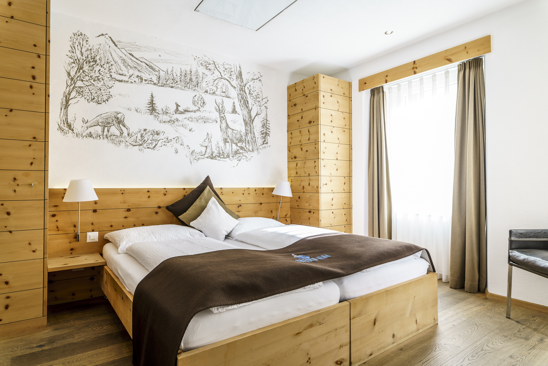 Cursch Alba Zernez Hotelzimmer