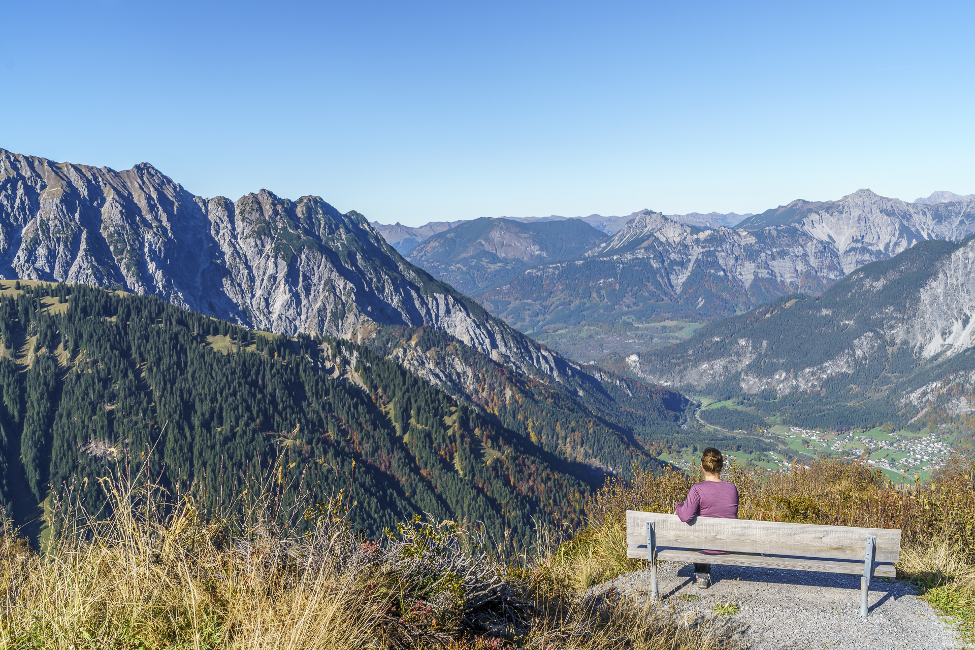Aussicht Golm Grüneck