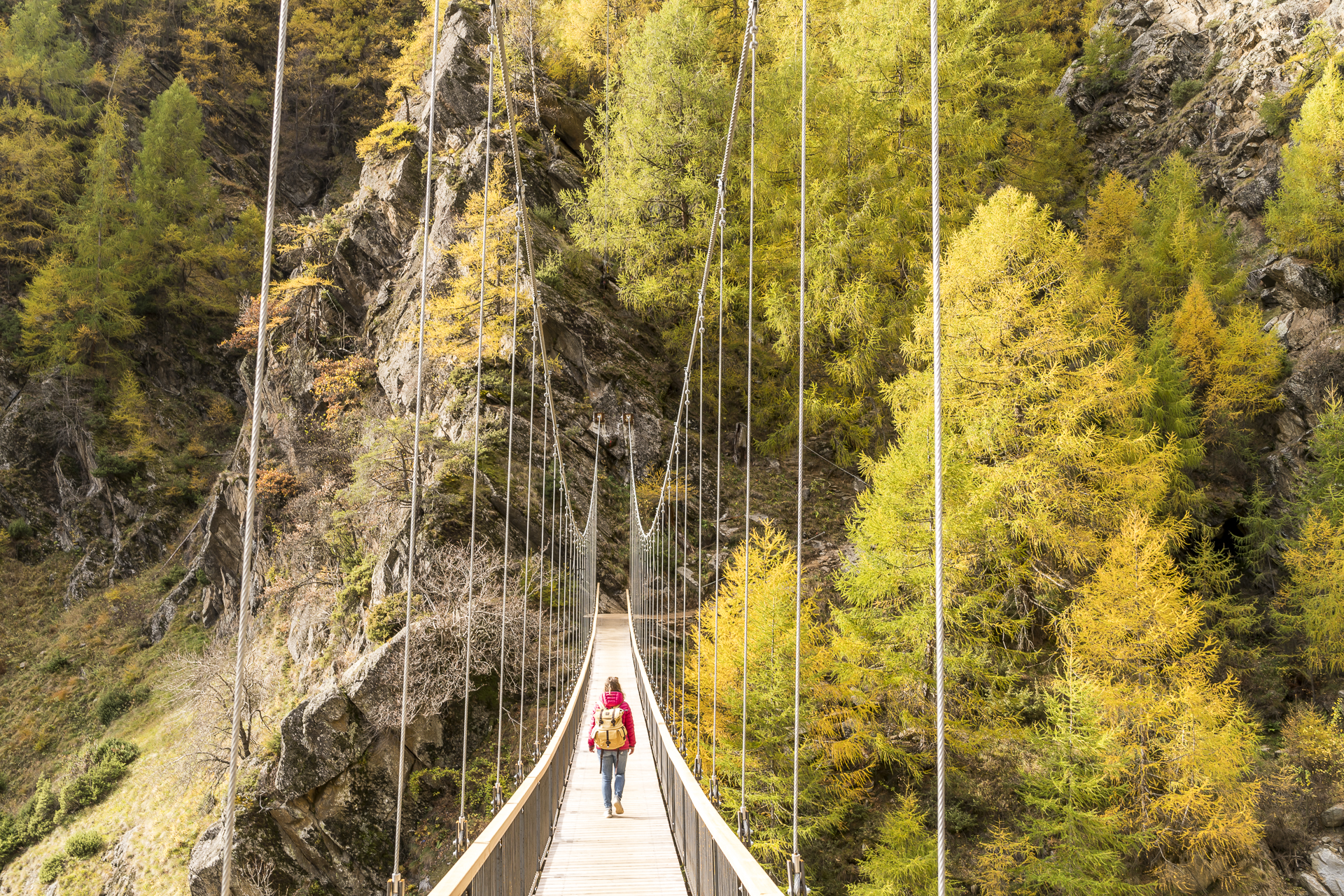 Meraner Höhenweg Hängebrücke