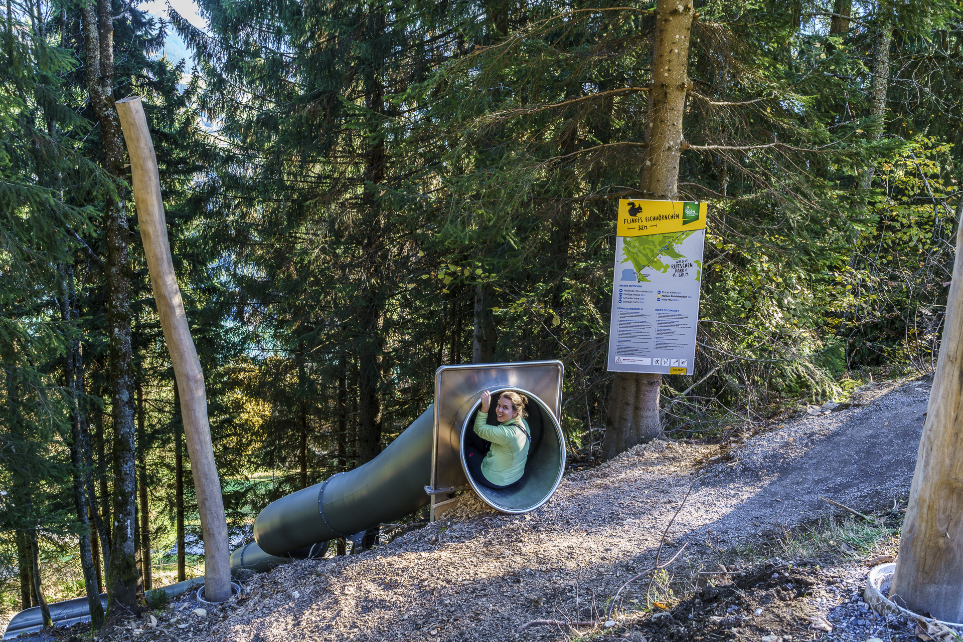 Waldrutschenpark Bewegungsberg Golm
