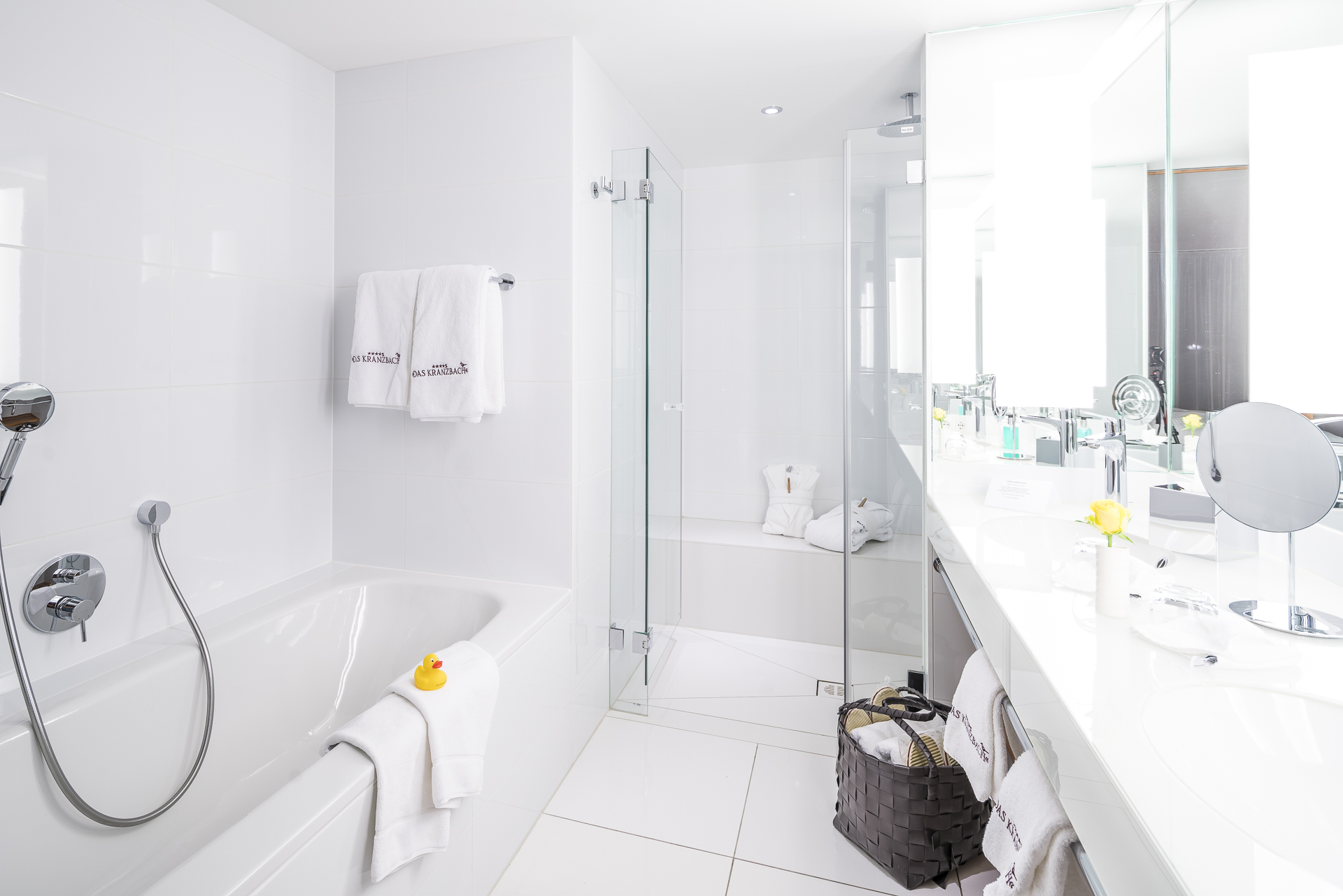 Das Kranzbach Badezimmer