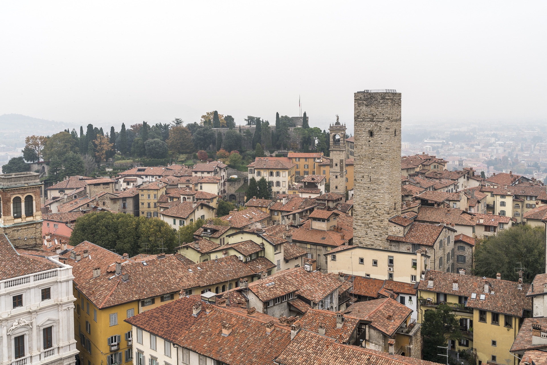 Old Cita Tower Bergamo
