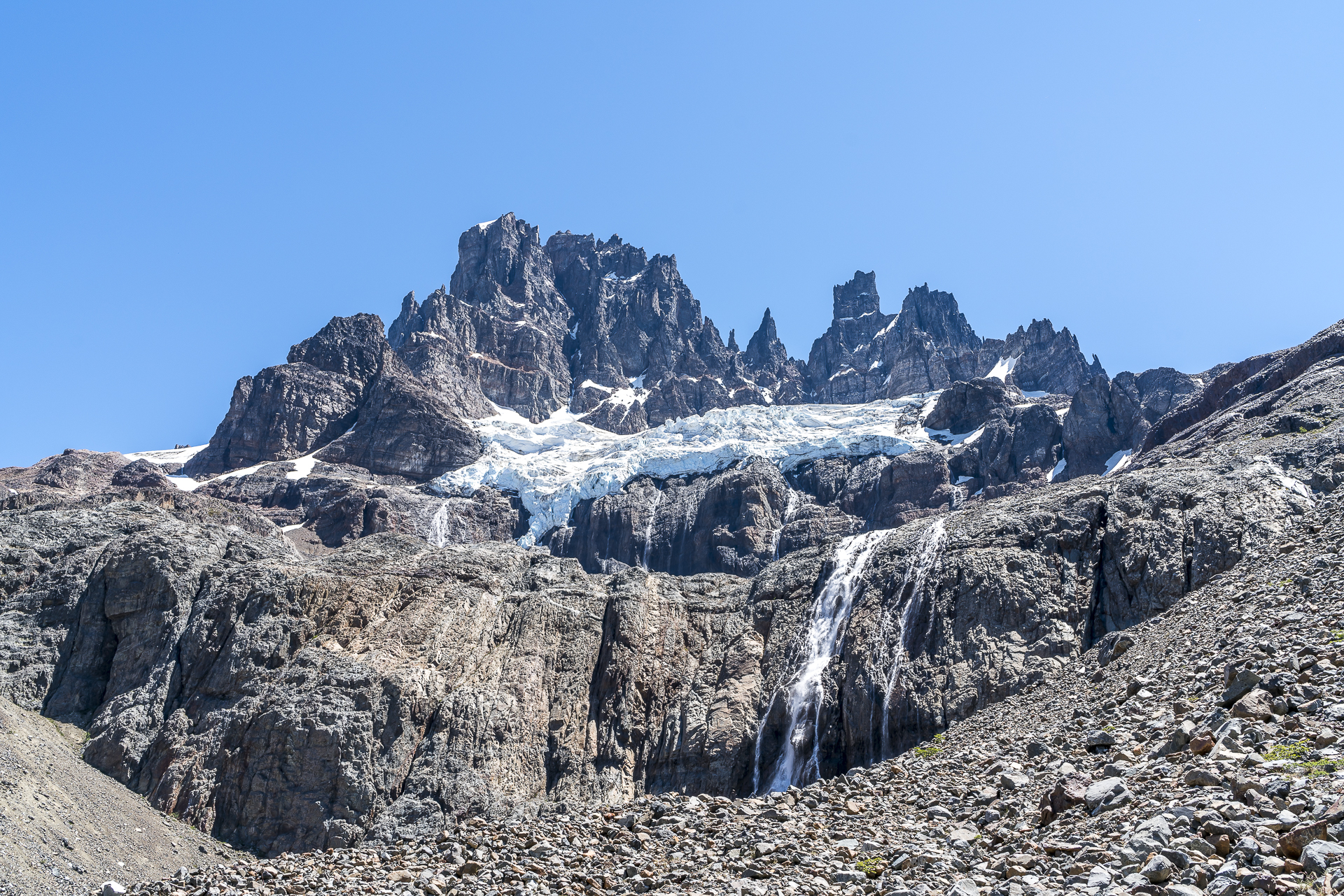 Gletscher Cerro Castillo Patagonien
