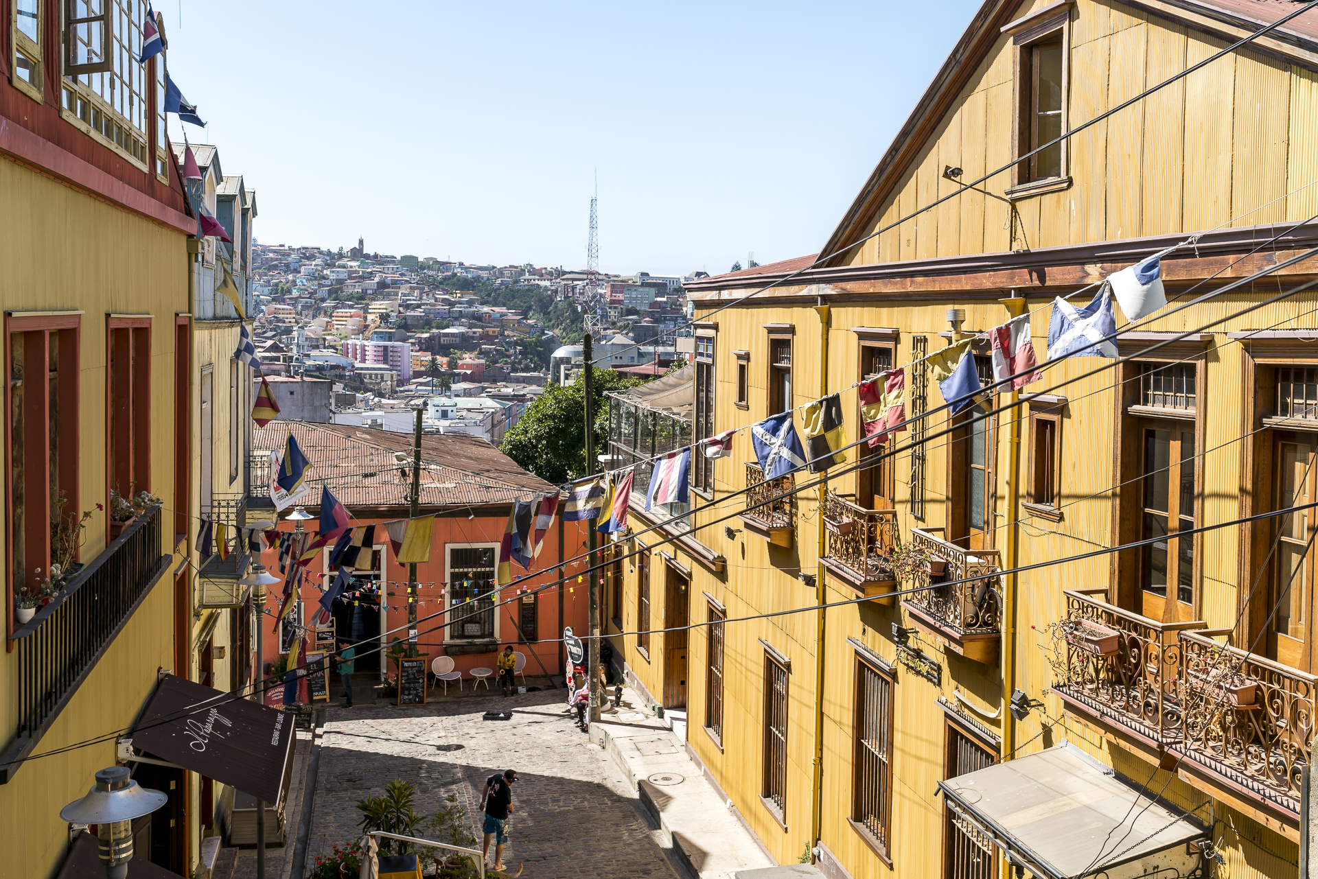 Die Hügel von Valparaiso