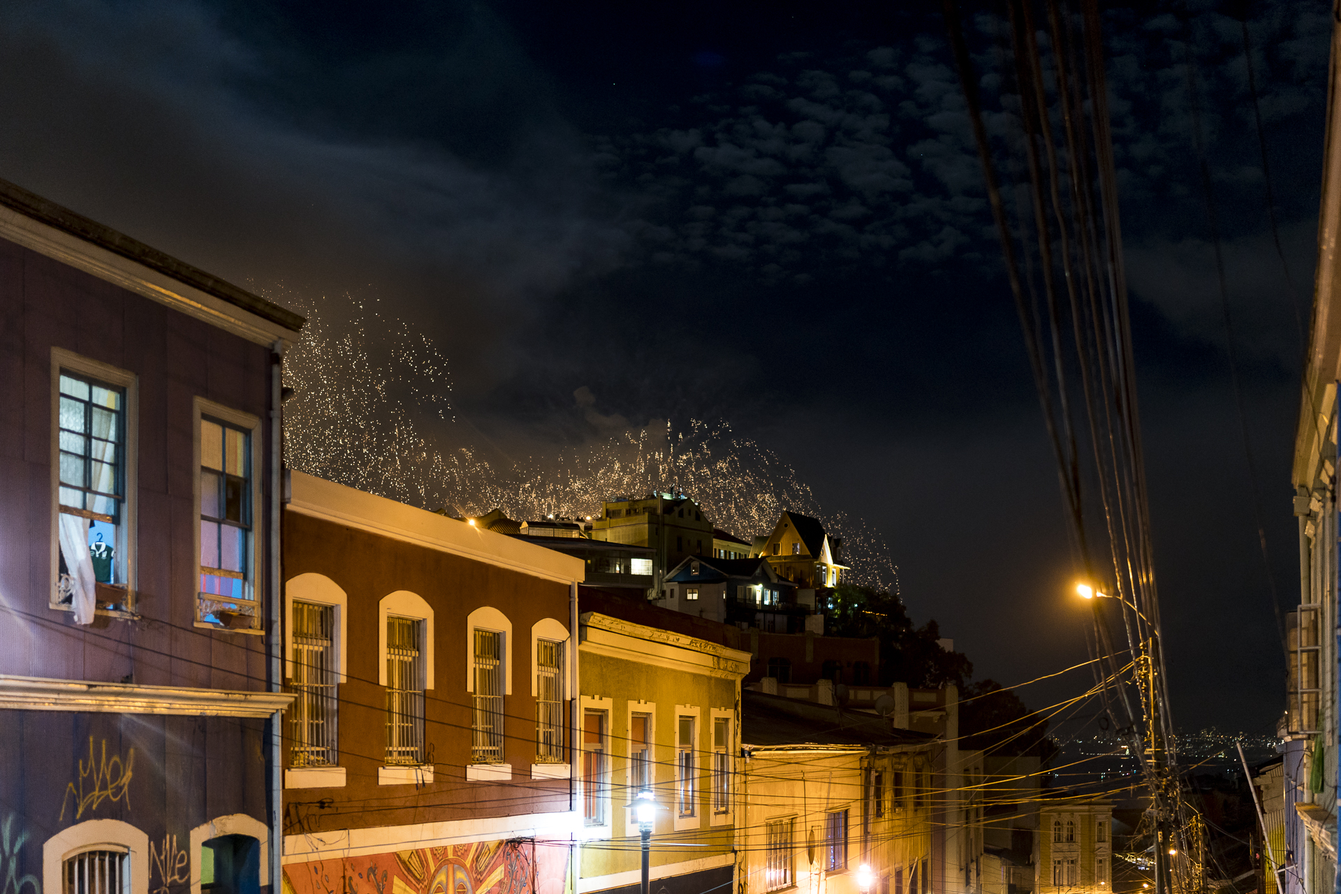 Silvester in Valparaiso Chile