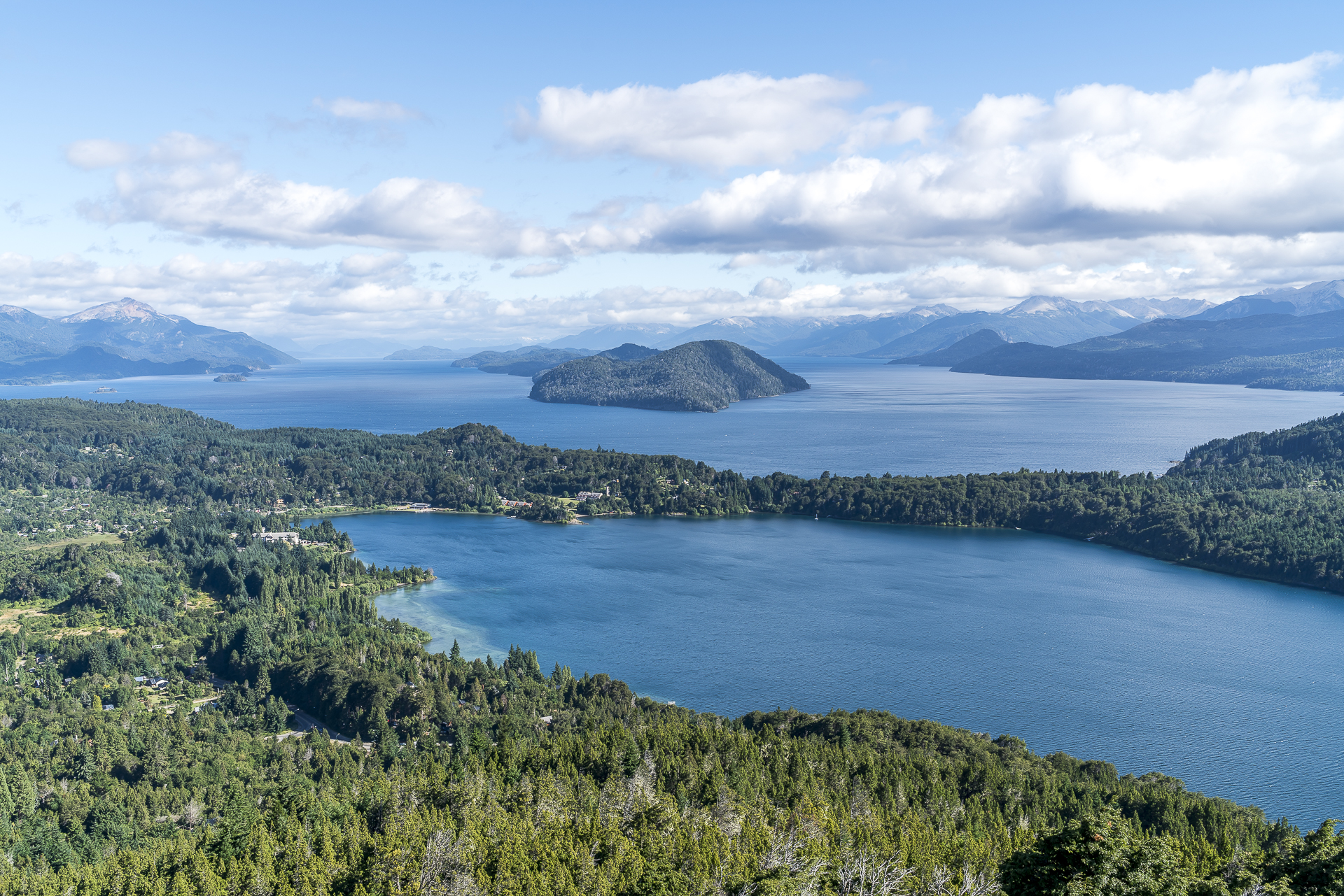 Aussicht Cerro Campanario auf den Nahuel Huapi See