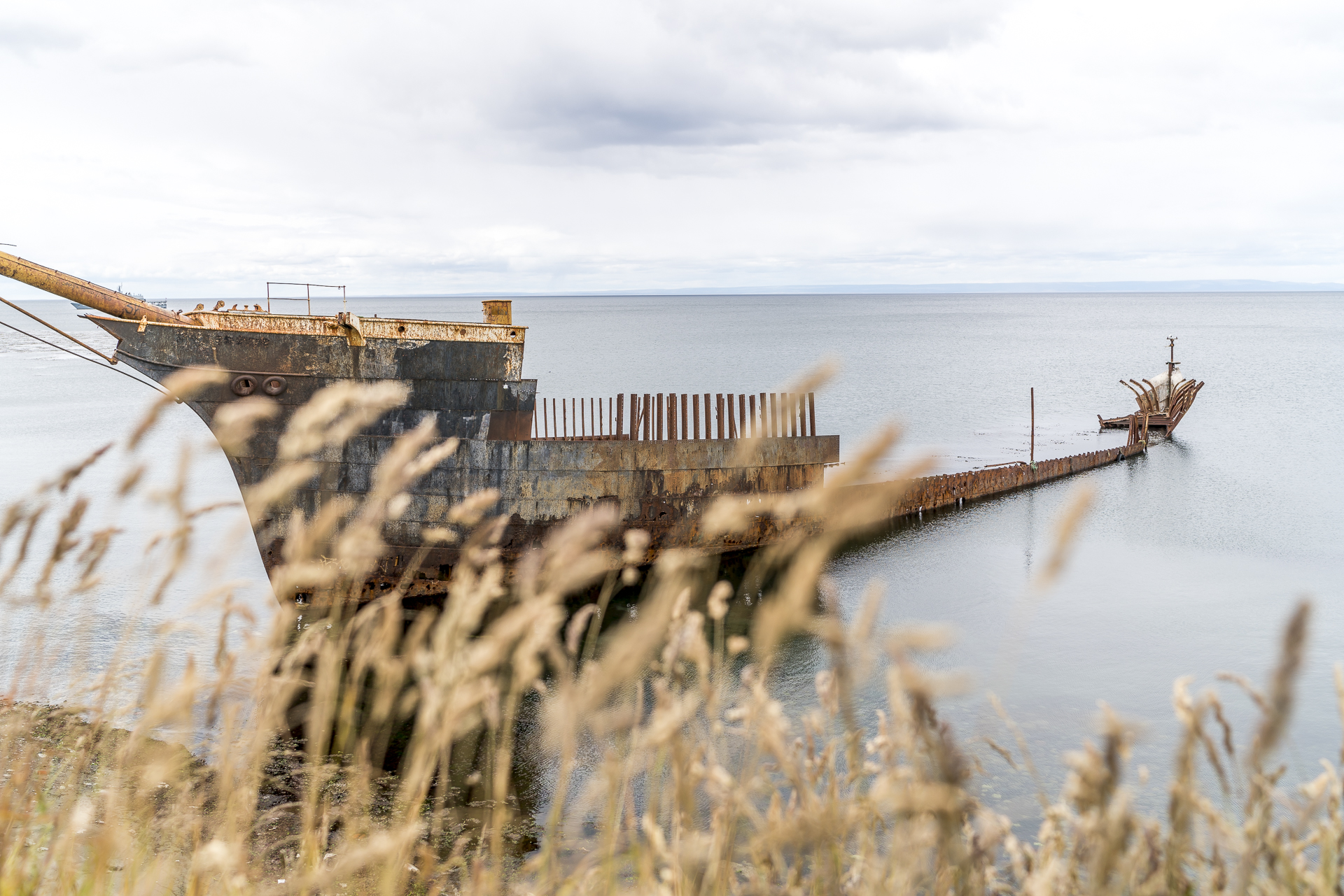 Schiffswrack in Punta Arenas
