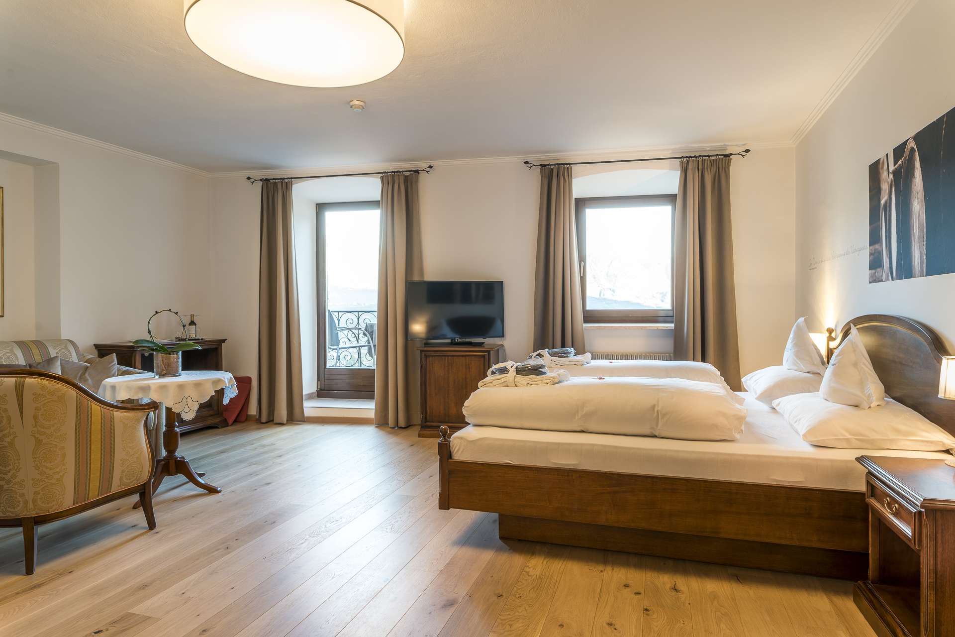 Schloss Plars Hotelzimmer