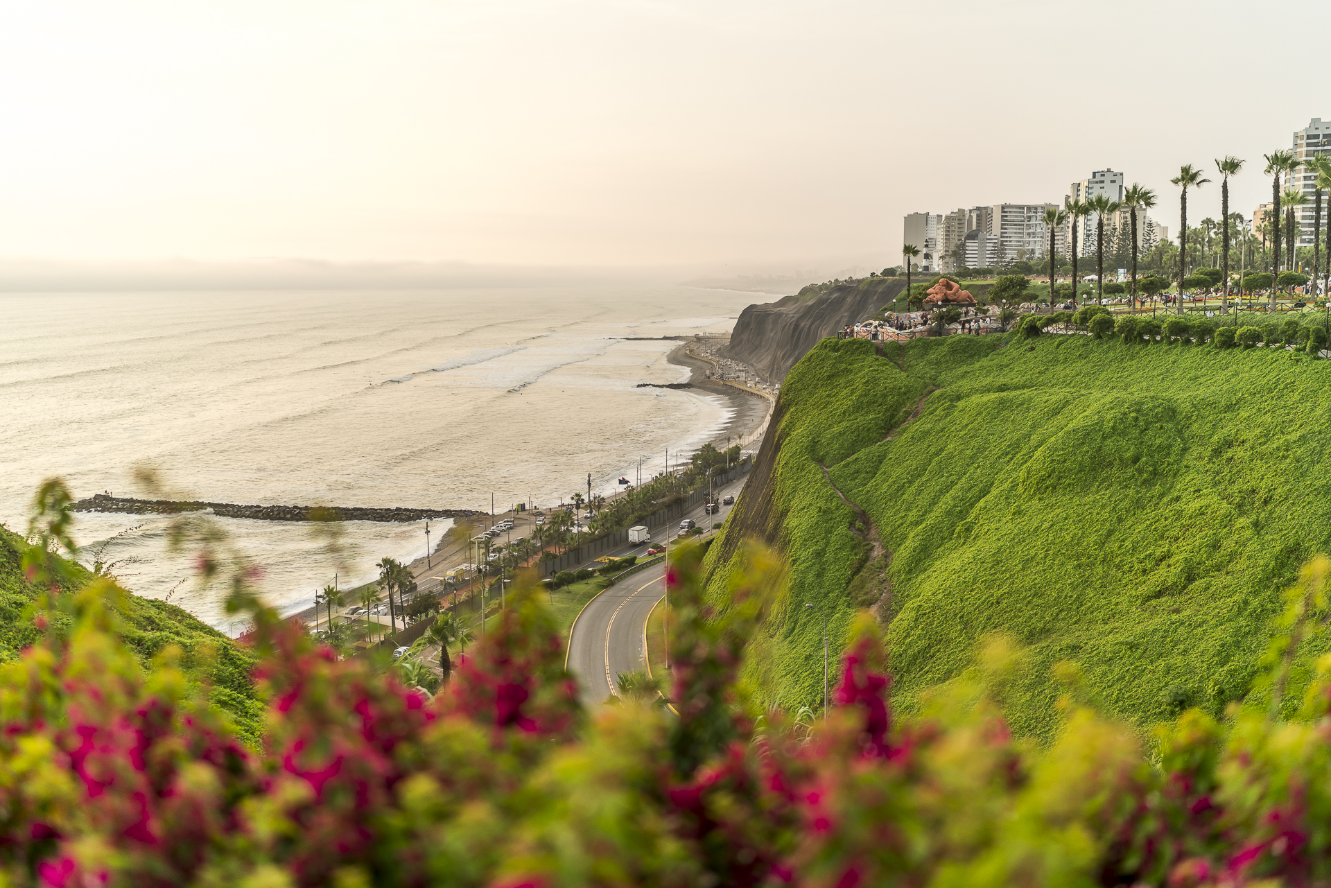 Lima Abendstimmung in Miraflores