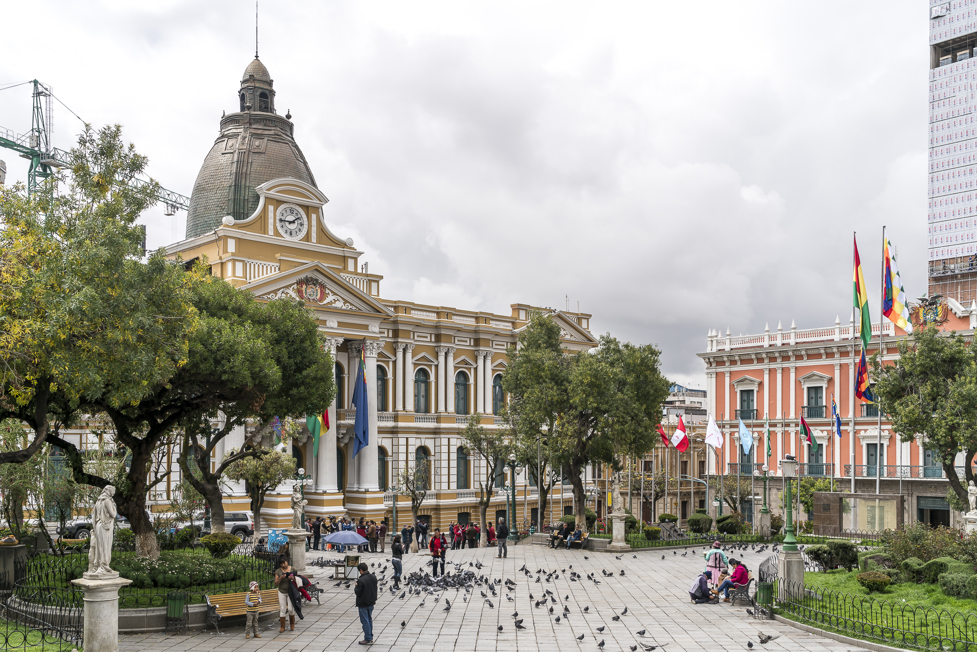 Plaza Murillo La Paz Bolivien