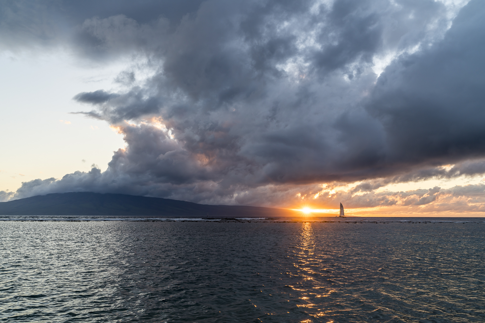 Maui Sonnenuntergang Lahaina