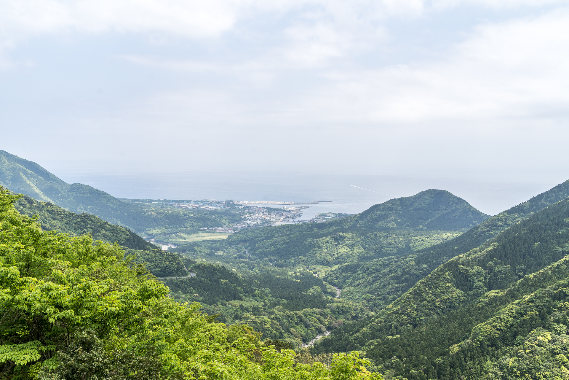 Blick auf Miyanoura Yakushima