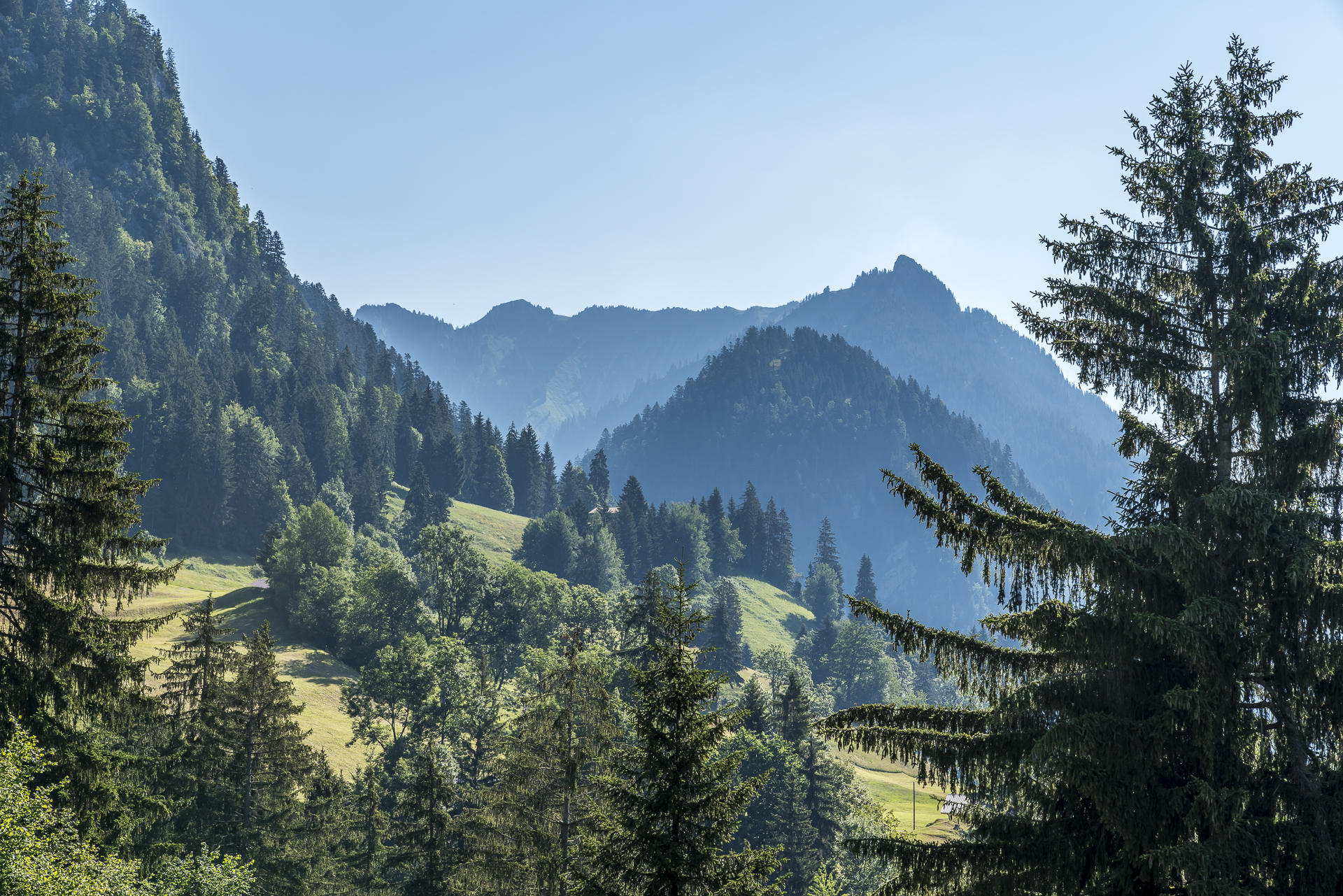 Aussicht Wanderung Simmental